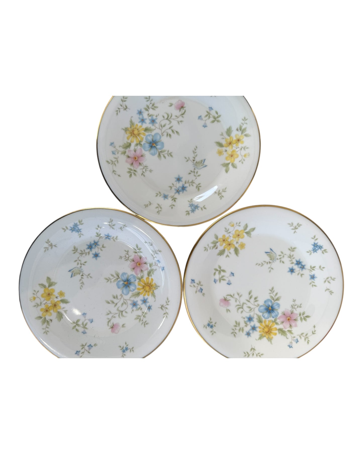Vintage Set of 5 Royal Elegy Fine China Plates