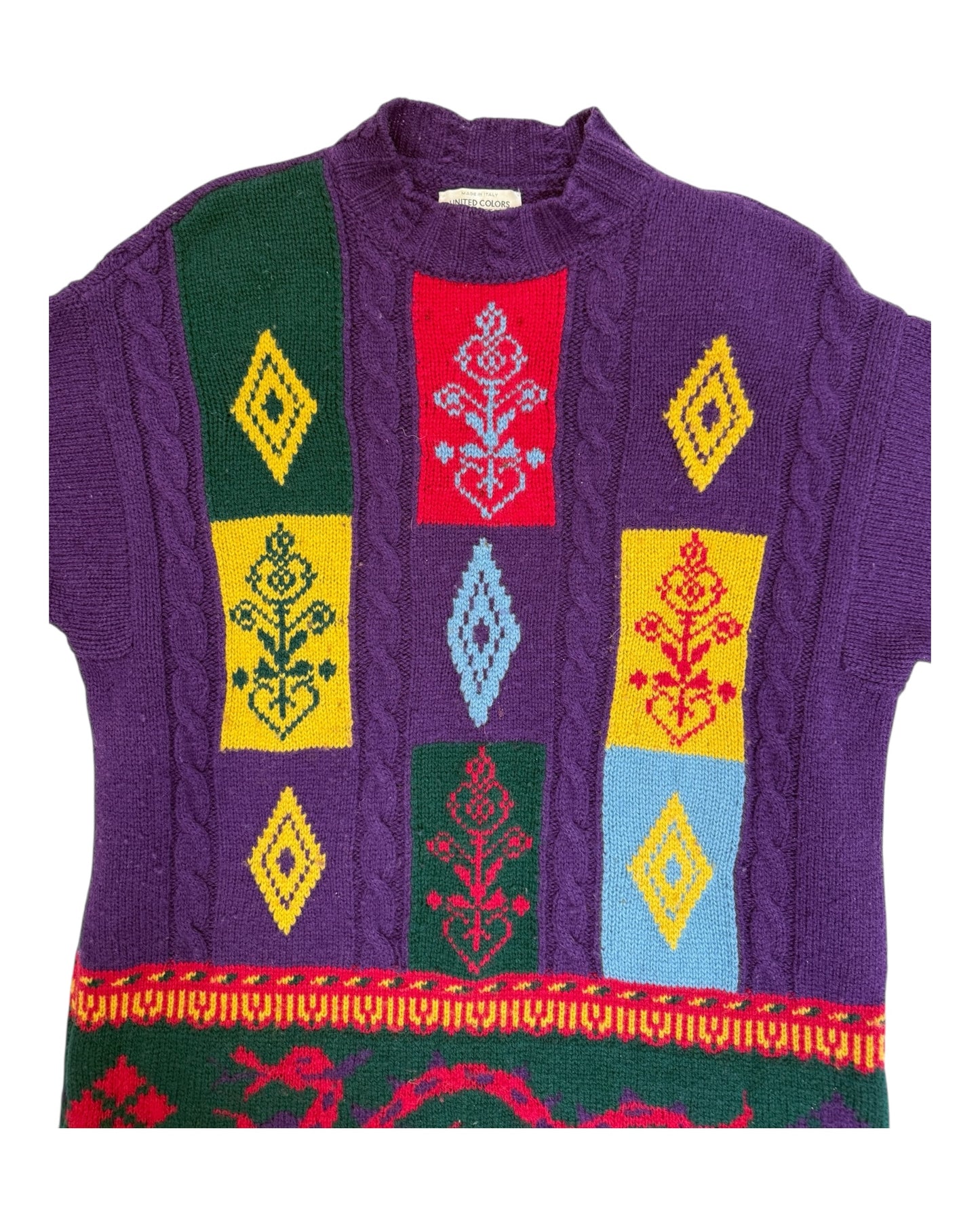 Vintage Wool Purple Sweater