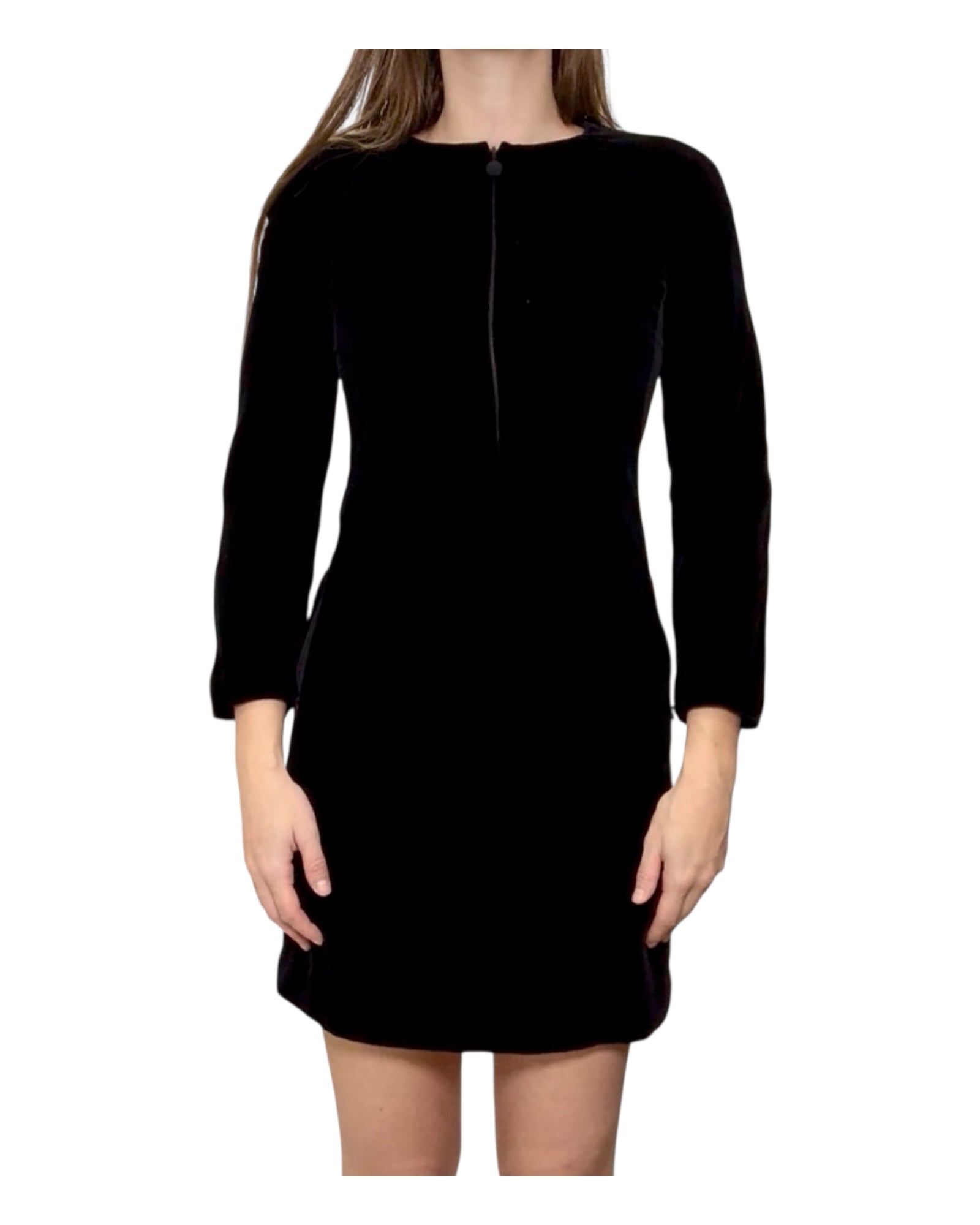 giorgio armani black dress Vintage Giorgio Armani Black Velvet Mini Dress – STARKE NAKED VINTAGE