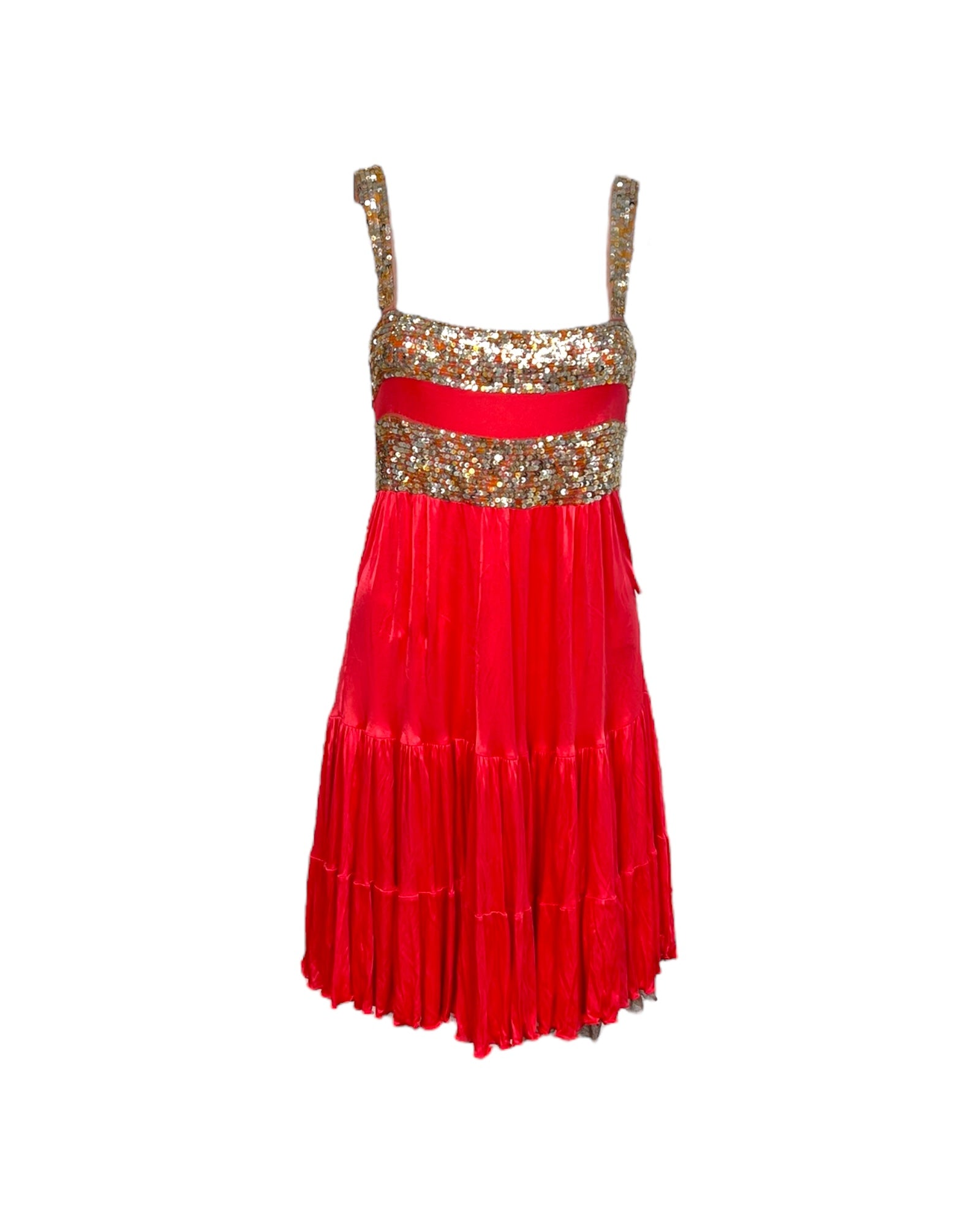 vintage blumarine dress Vintage Blugirl by Blumarine Pink Sequin Mini Dress – STARKE NAKED VINTAGE