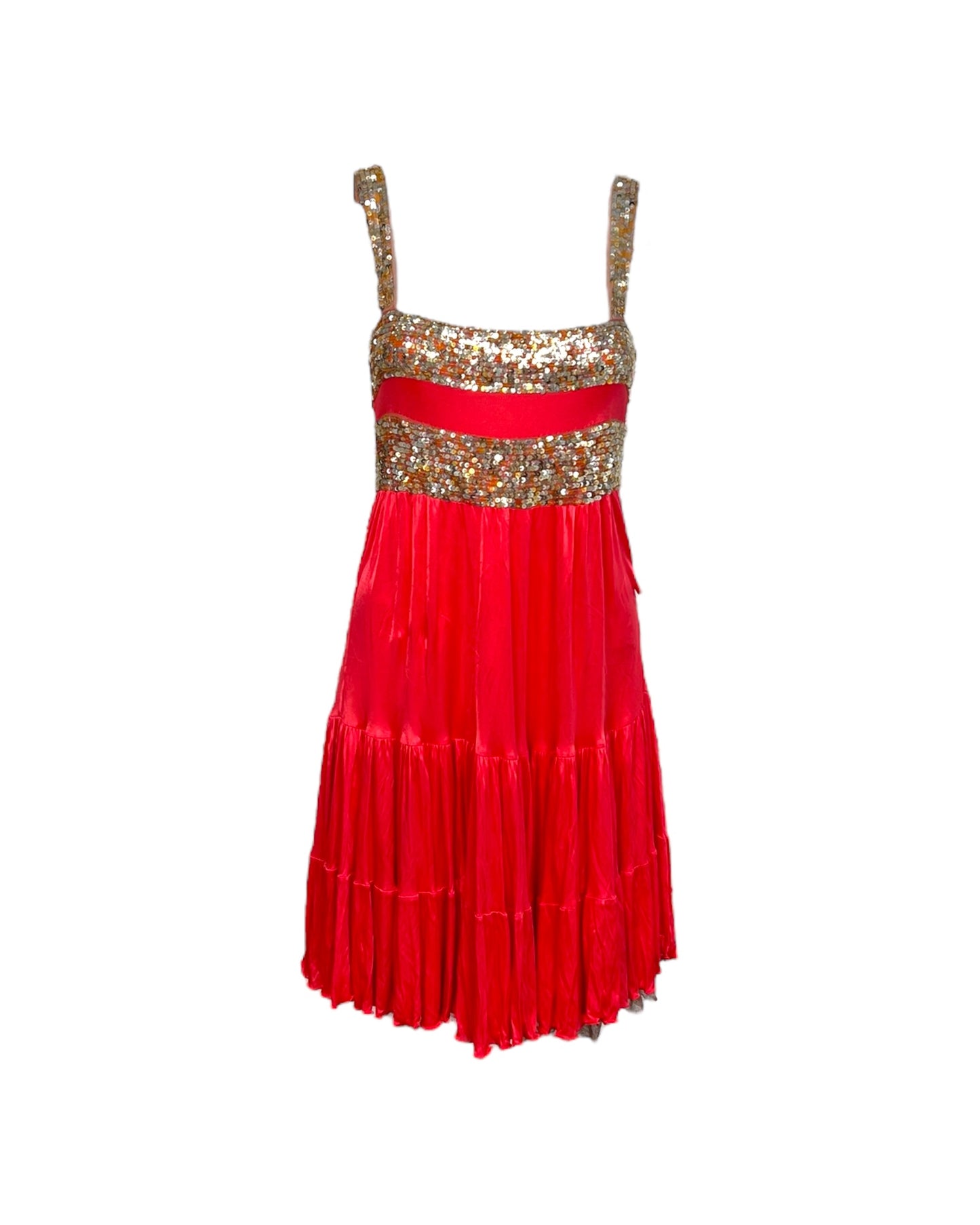 Vintage Blugirl by Blumarine Pink Sequin Mini Dress