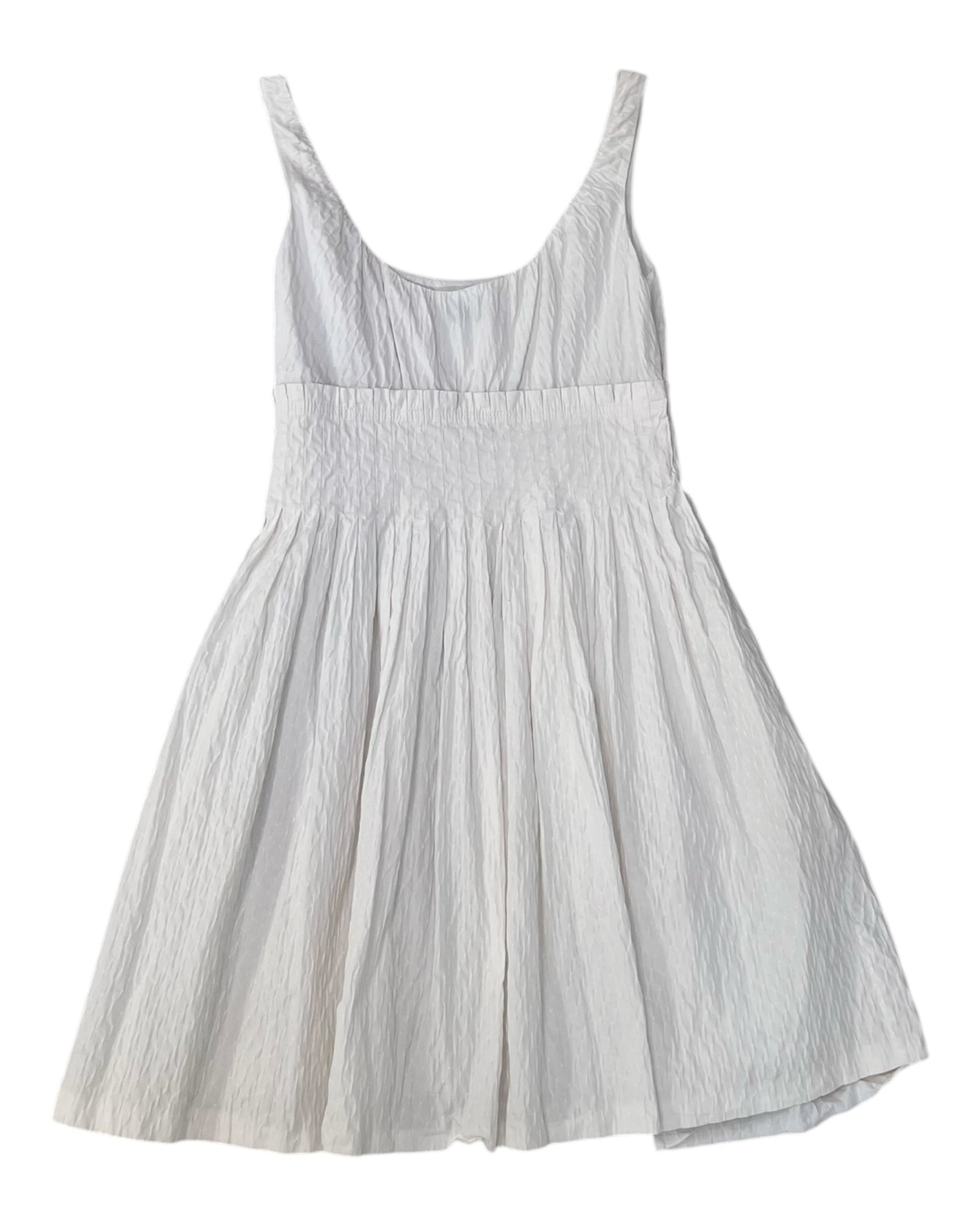 Vintage 2000s Moschino White Pleated Dress