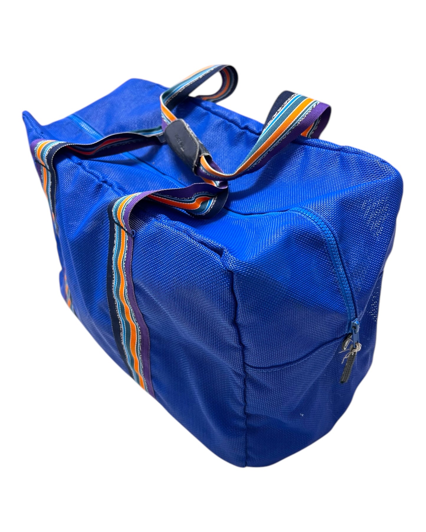 Vintage Missoni Blue Mesh Duffle Bag