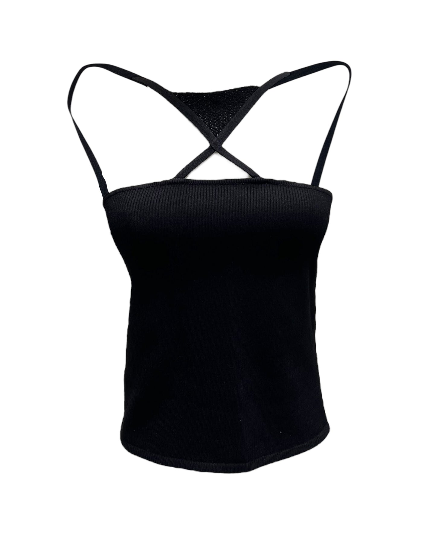 Pre-Loved Gucci Black Triangle Tank Top