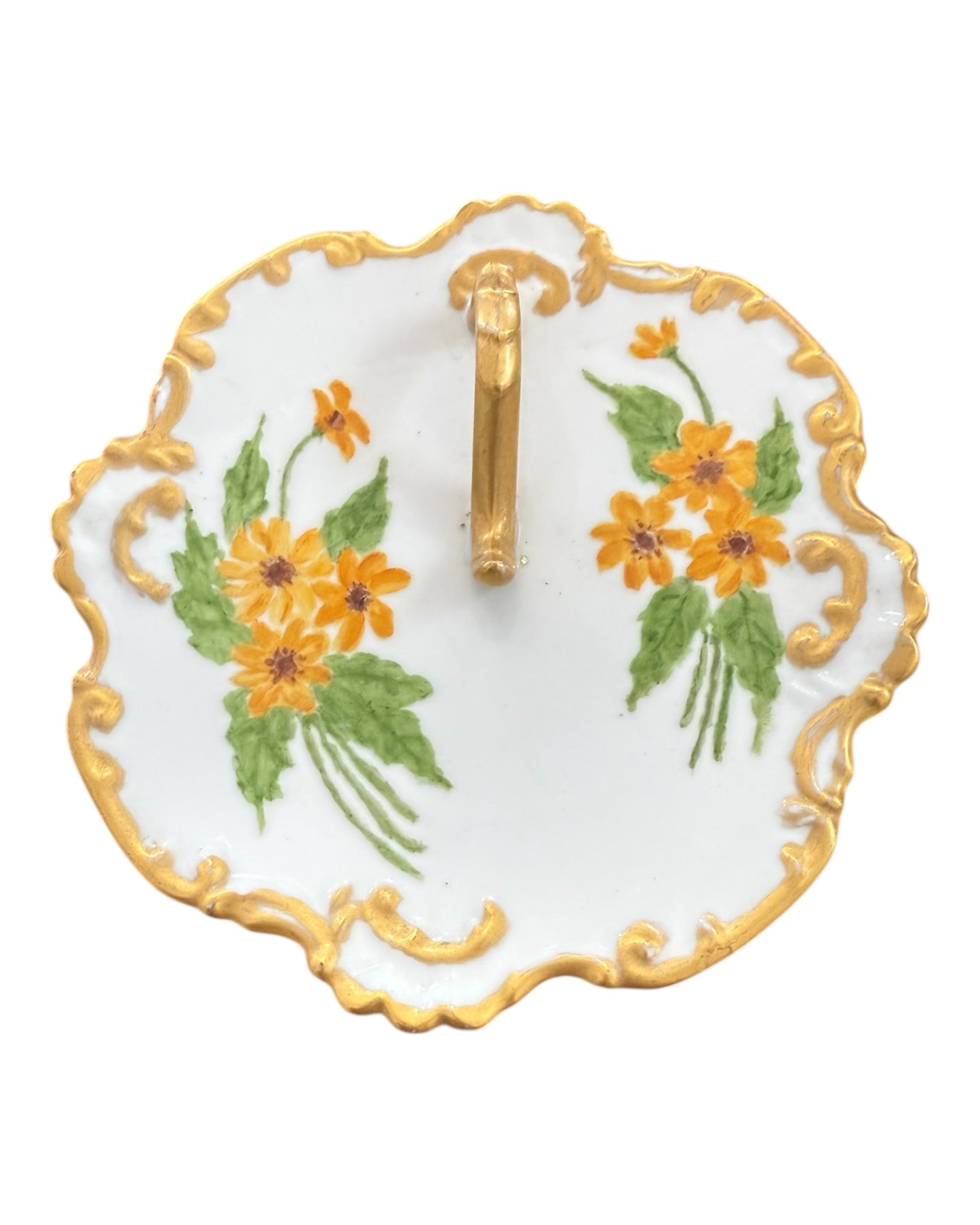 Vintage 1964 Hand Painted Candy Dish