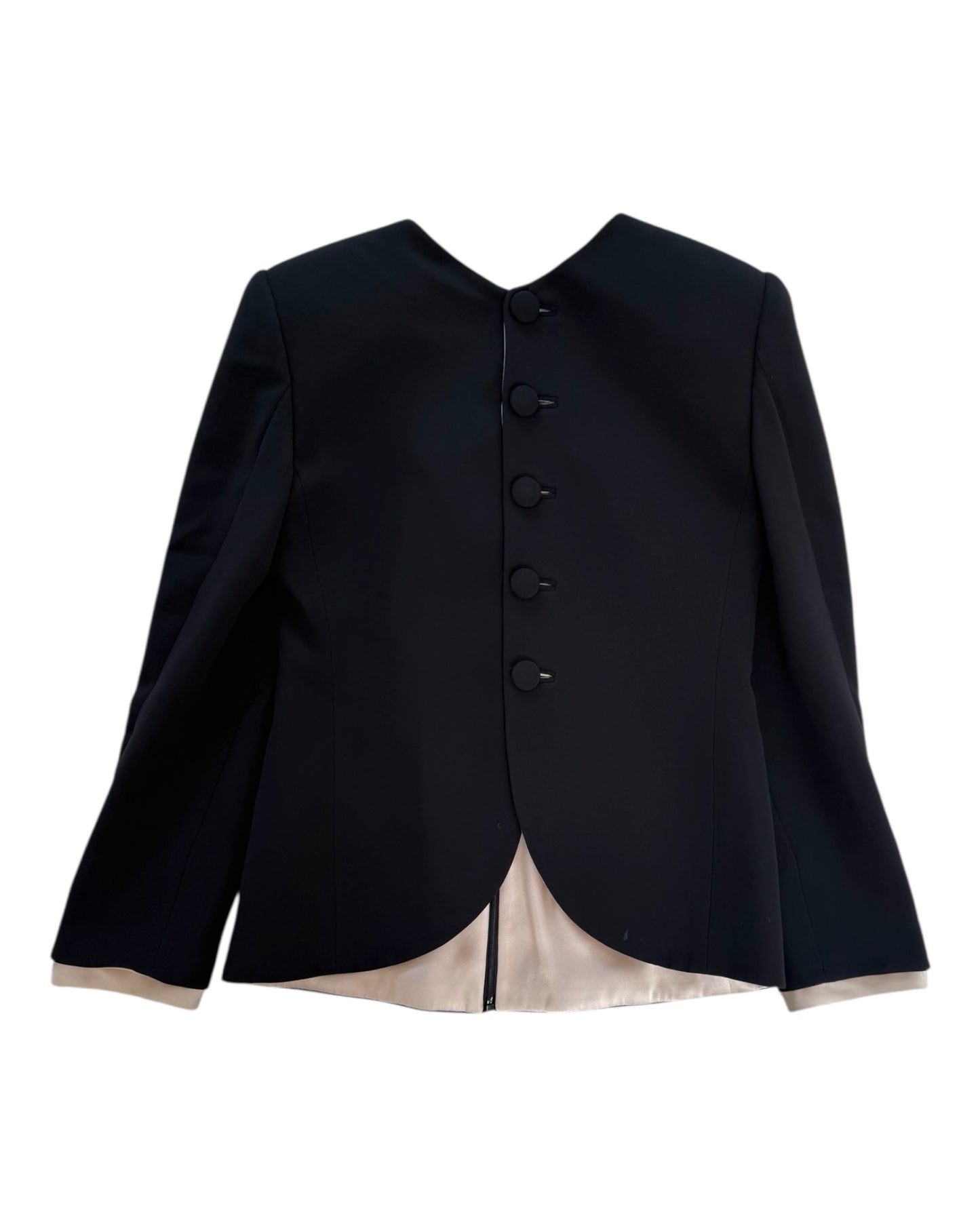 Pre-Loved Armani Privé Black Silk Suit
