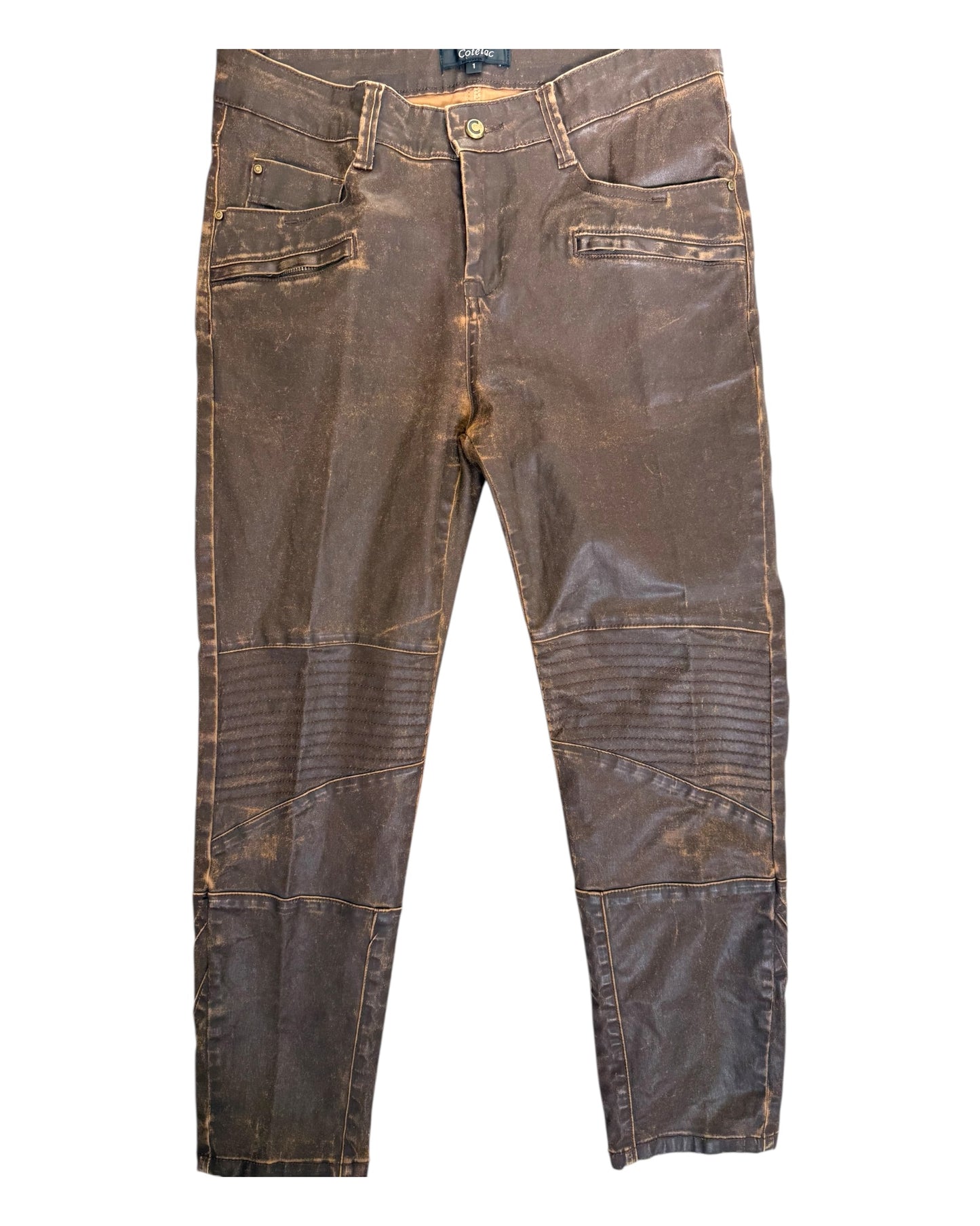 Pre-Loved Brown "Leather" Pants