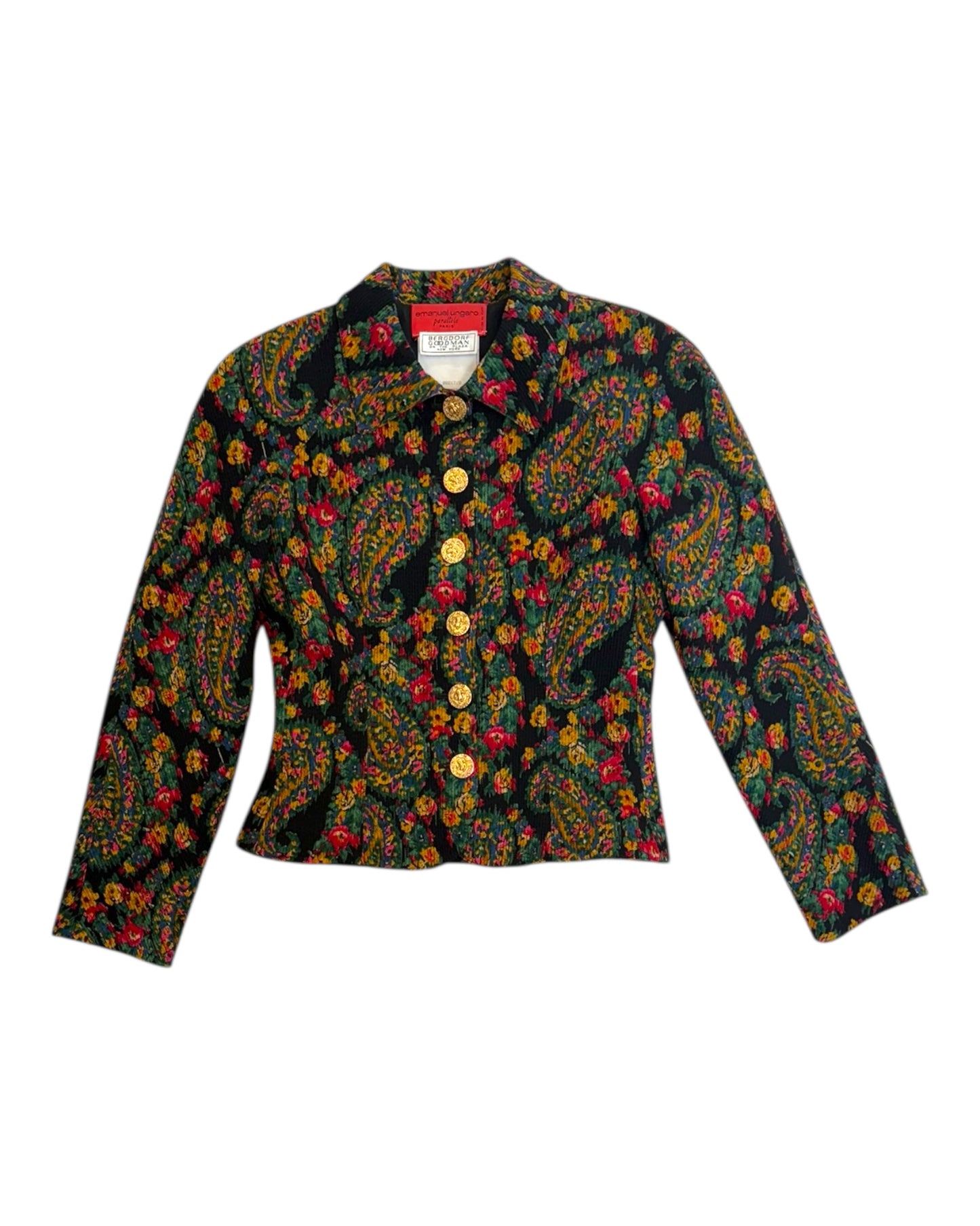 Vintage Emanuel Ungaro Paisley Evening Jacket