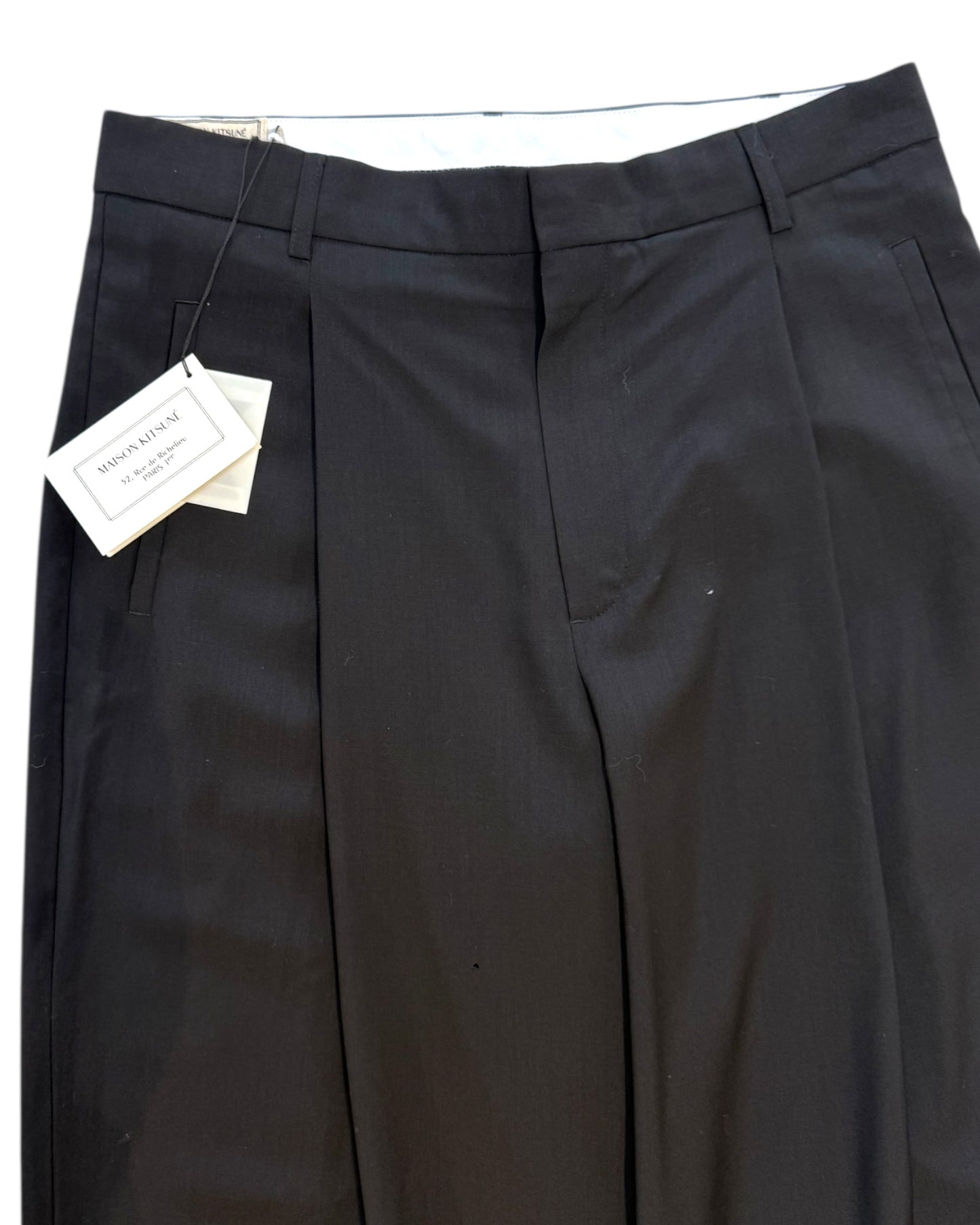 Pre-Loved Maison Kitsuné Black Trouser Pants