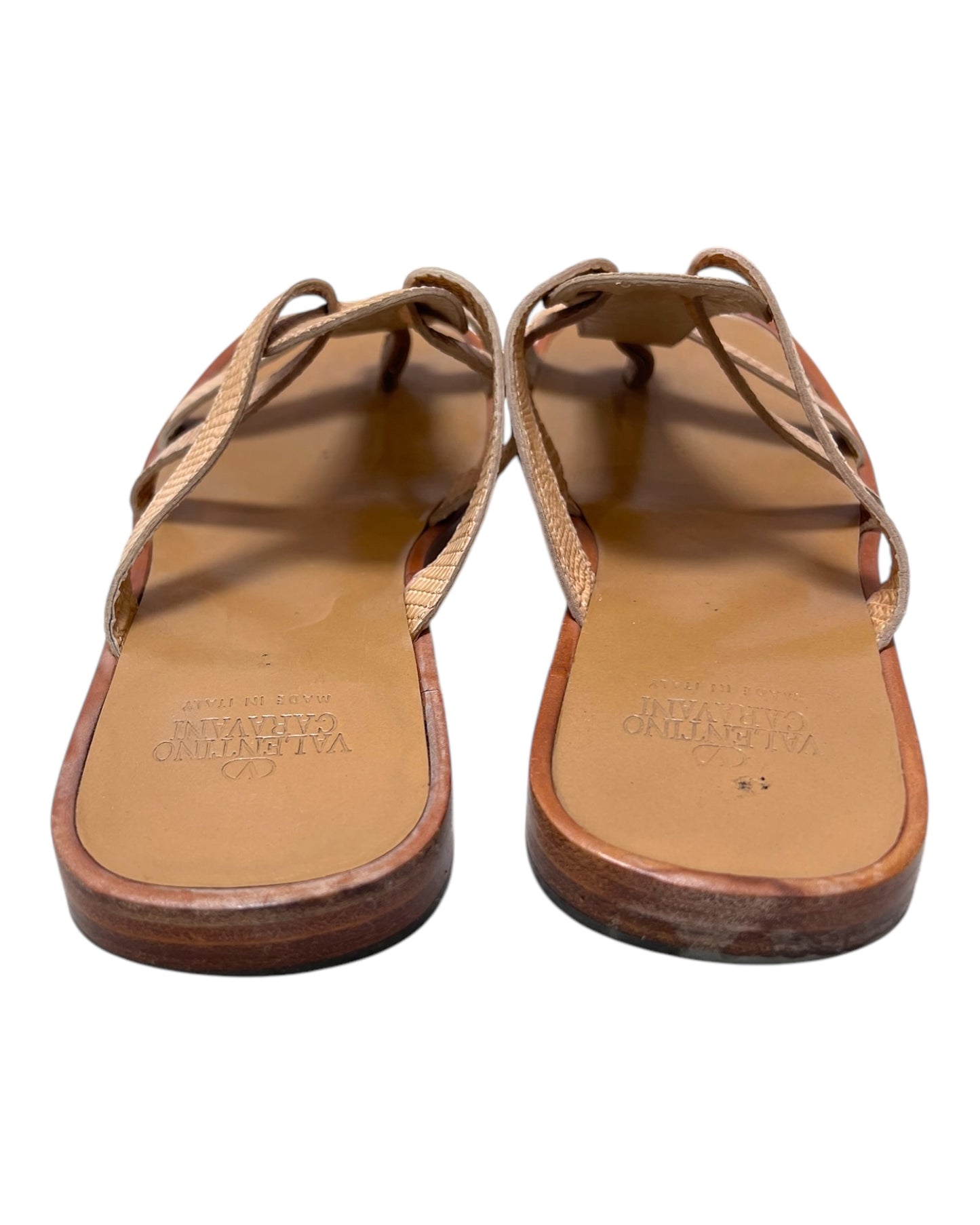 Vintage Valentino Lizard Leather Slides