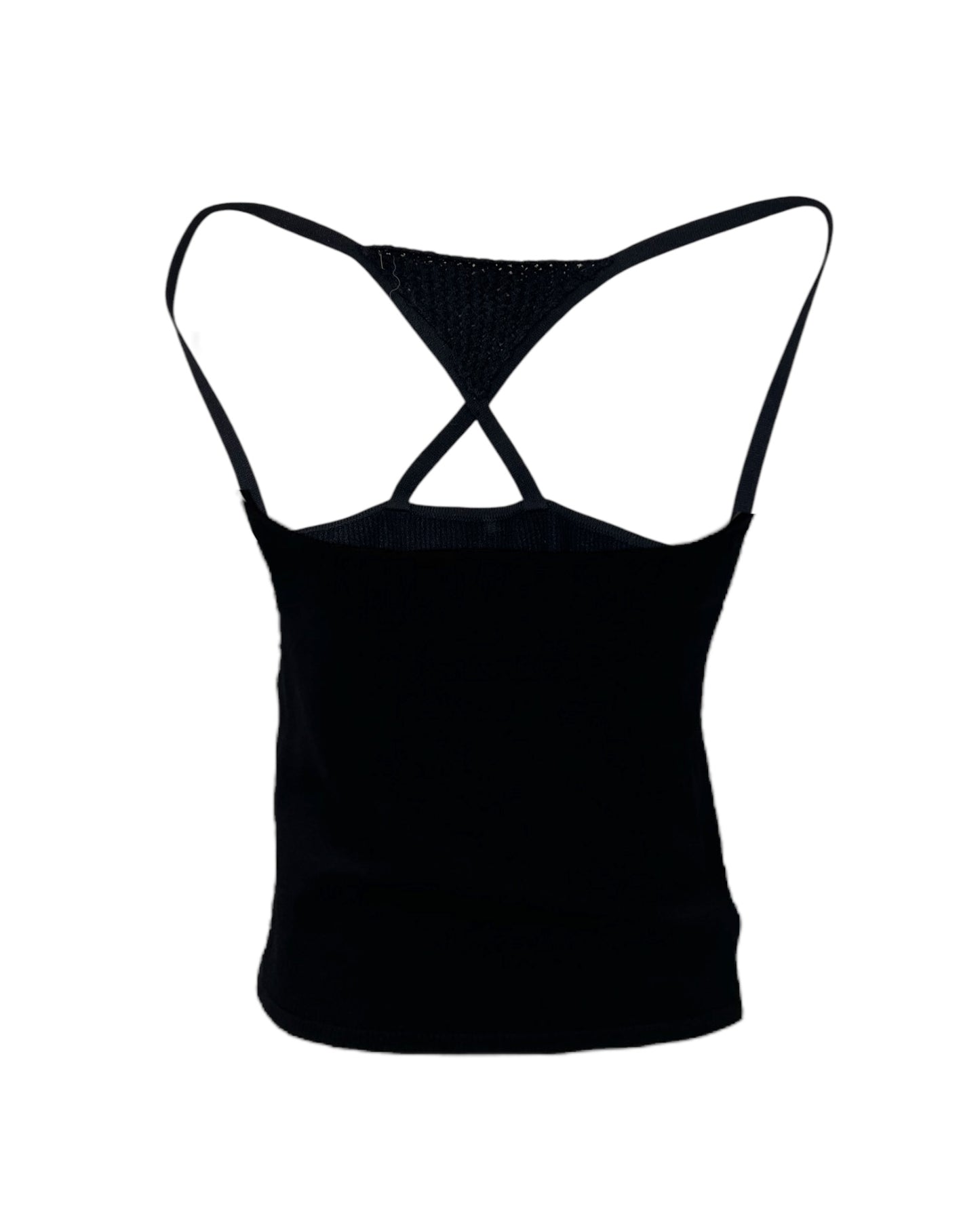 Pre-Loved Gucci Black Triangle Tank Top