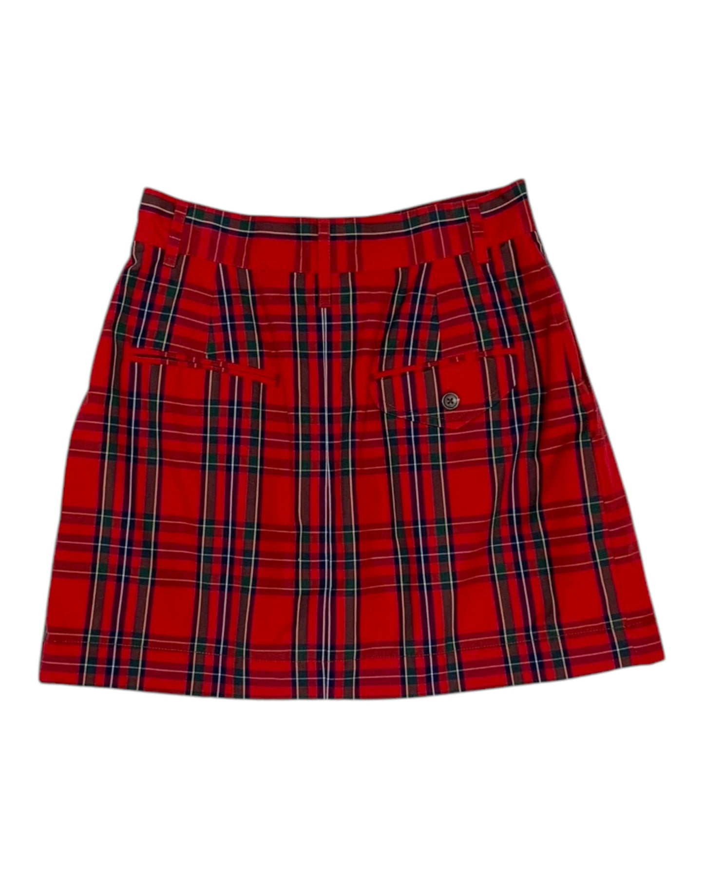 Vintage Ralph Lauren Red Plaid Mini Skirt