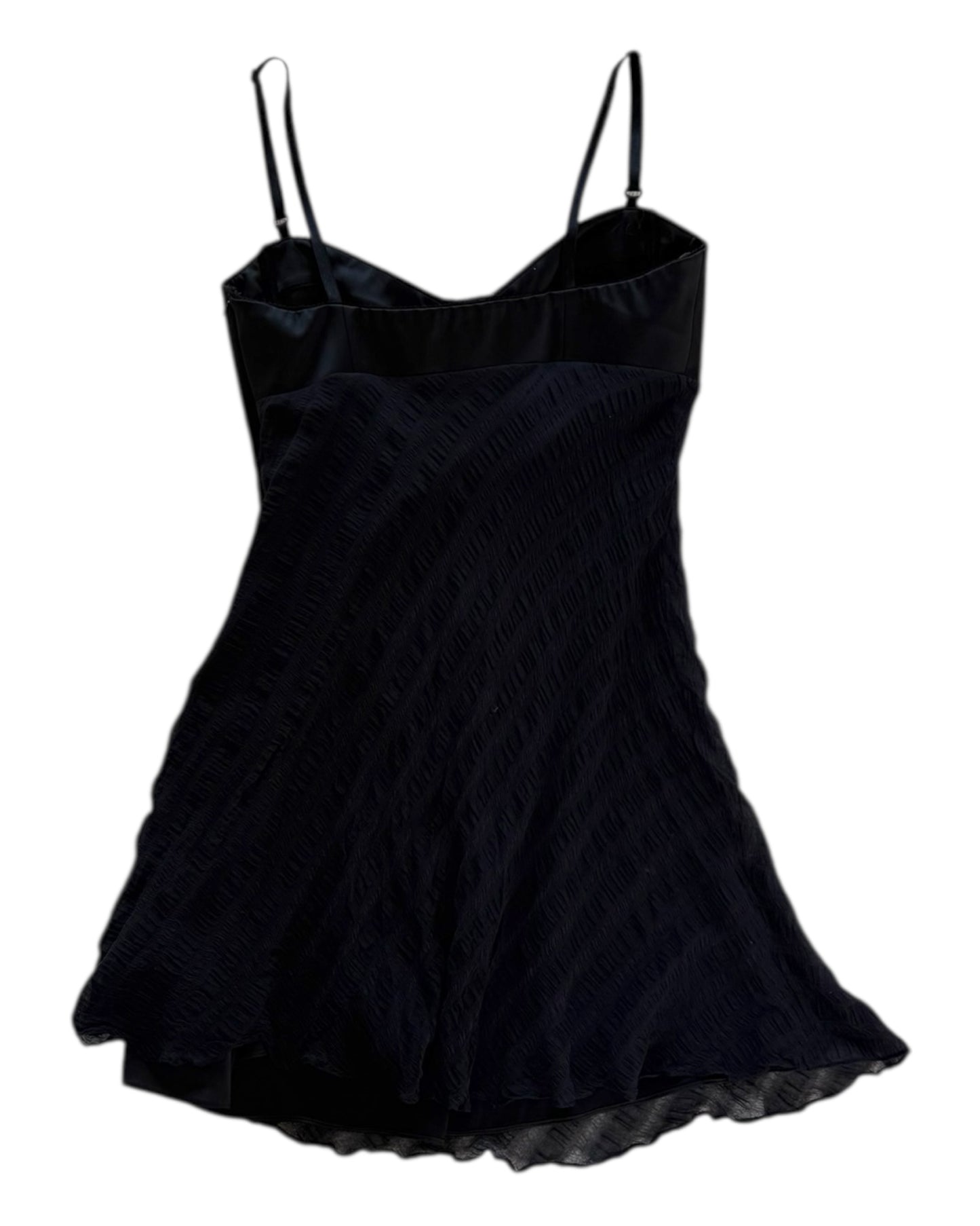 Vintage John Galliano Black Mini Dress