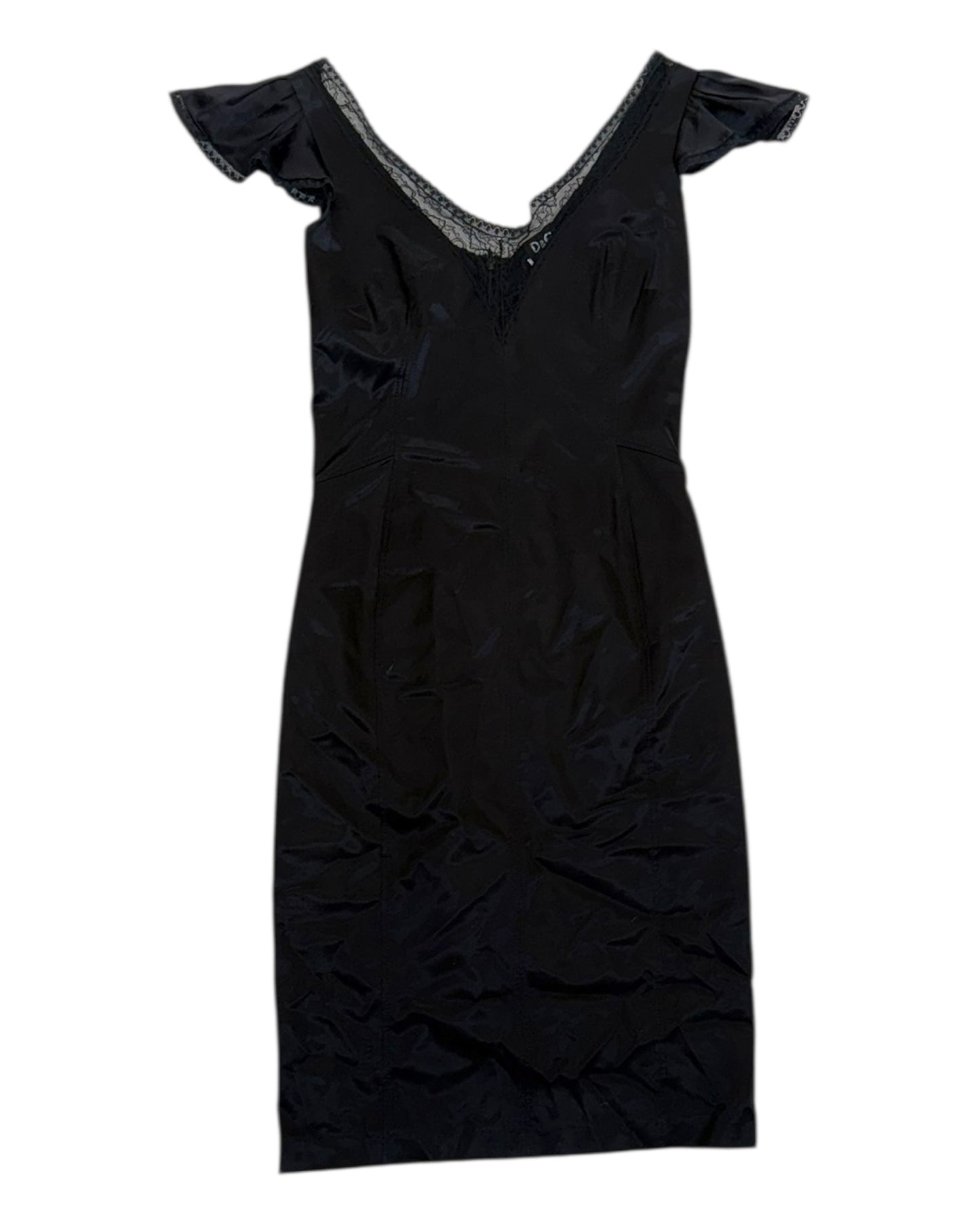Vintage 2000 D&G Black Lace Dress