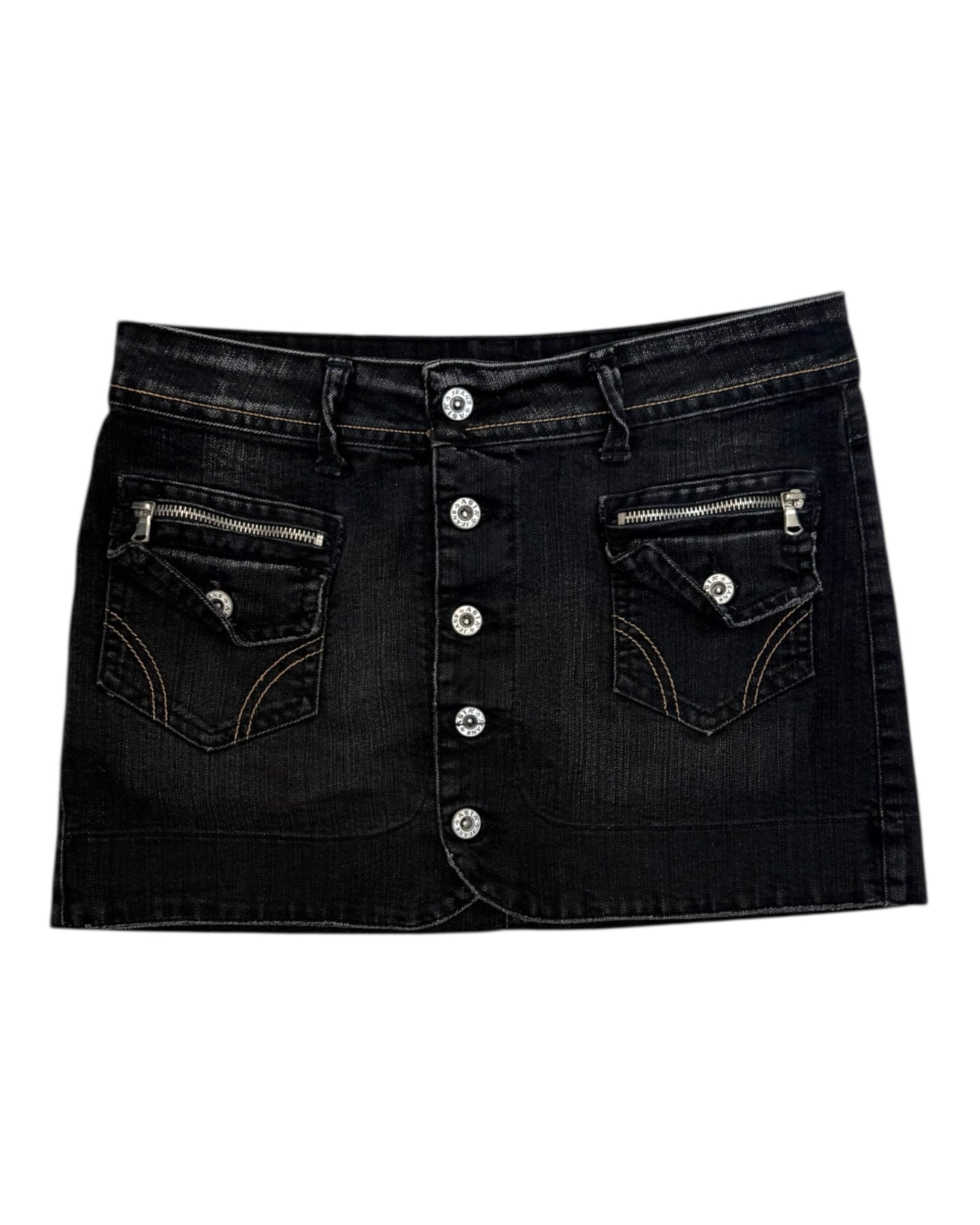 Vintage Asia Jeans Micro Mini Denim Skirt