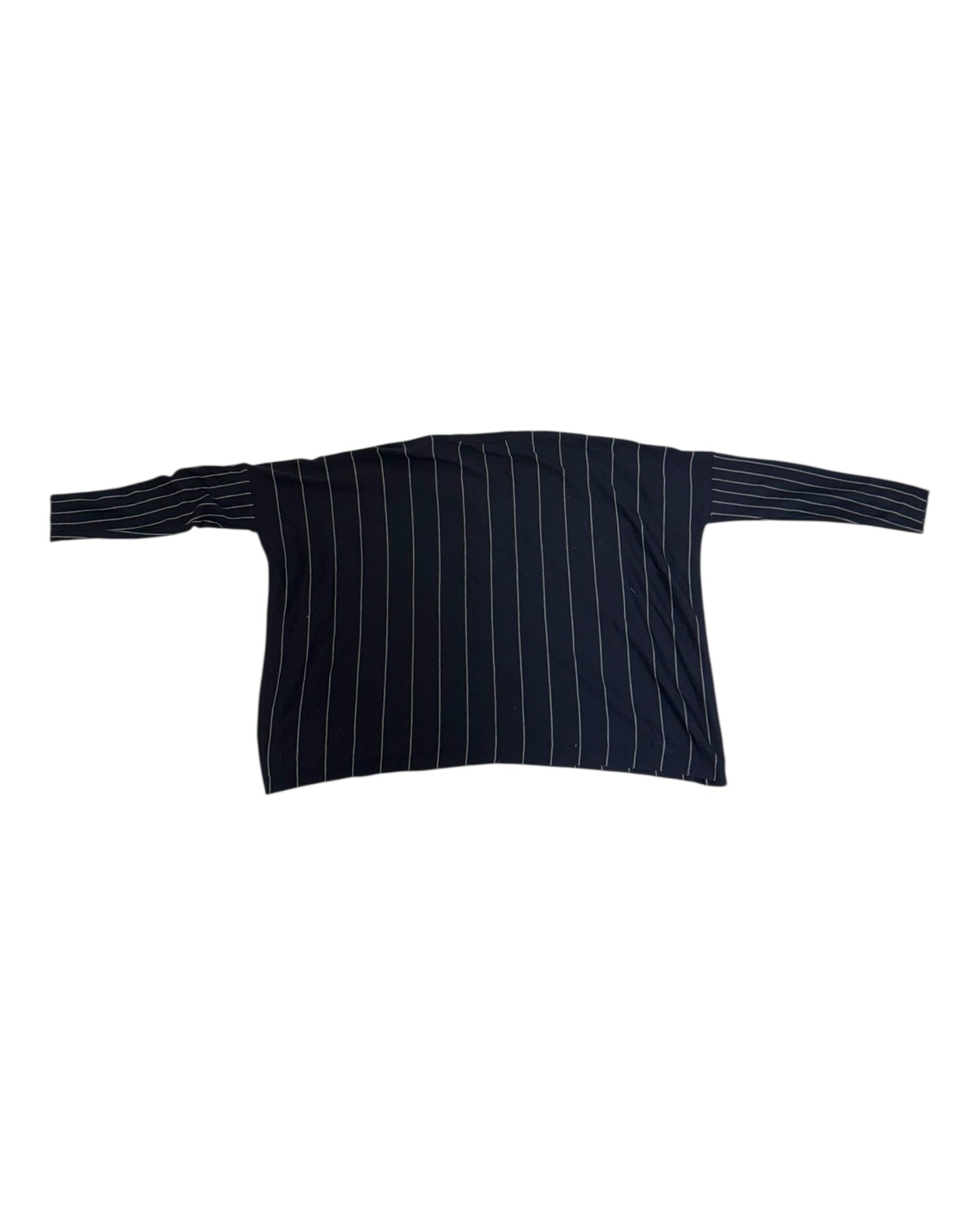 Pre-Loved Navy Stripe Cardigan Sweater