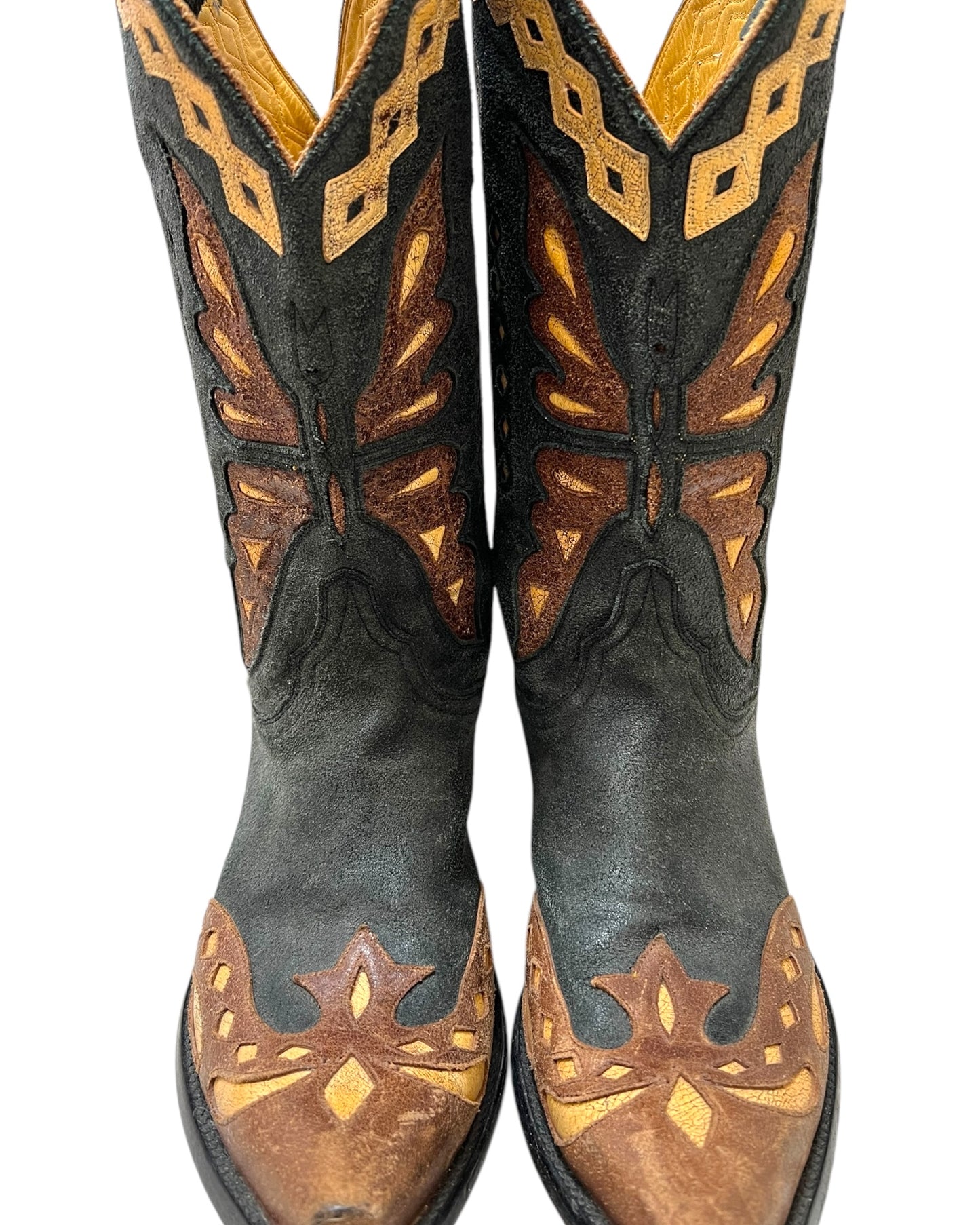 Vintage Old Gringo Butterfly Cowboy Boots