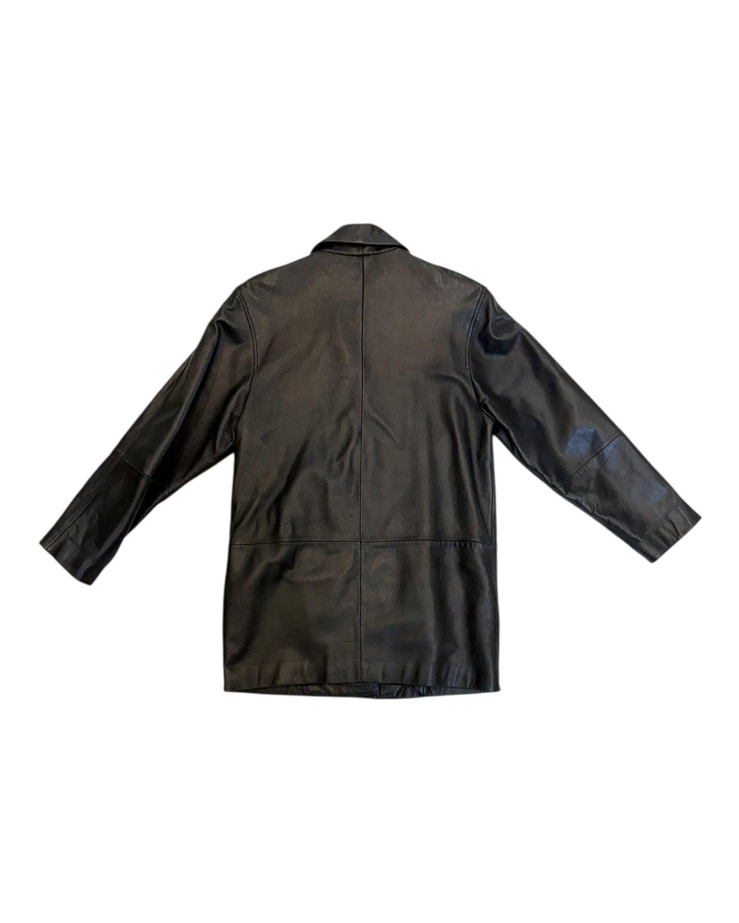 Vintage Ann Klein Black Leather Jacket