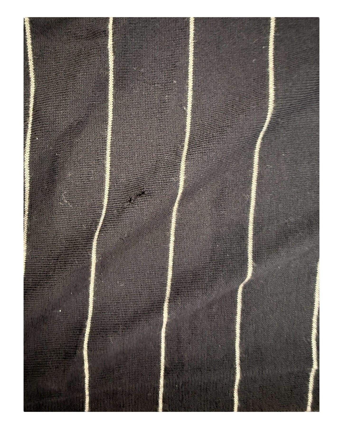 Pre-Loved Navy Stripe Cardigan Sweater