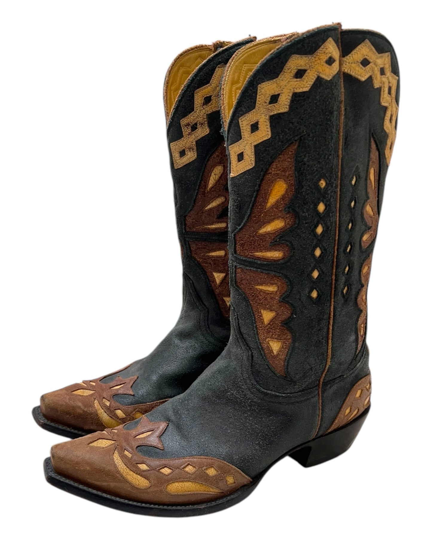 Vintage Old Gringo Butterfly Cowboy Boots