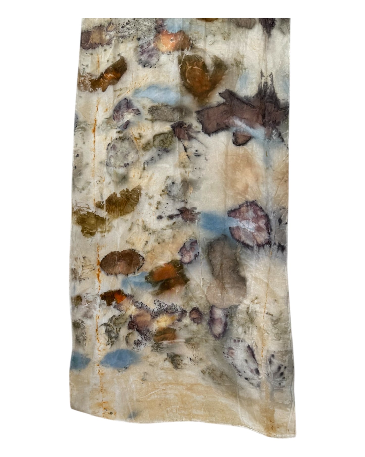 Vintage Artistic Natural Silk Skinny Scarf