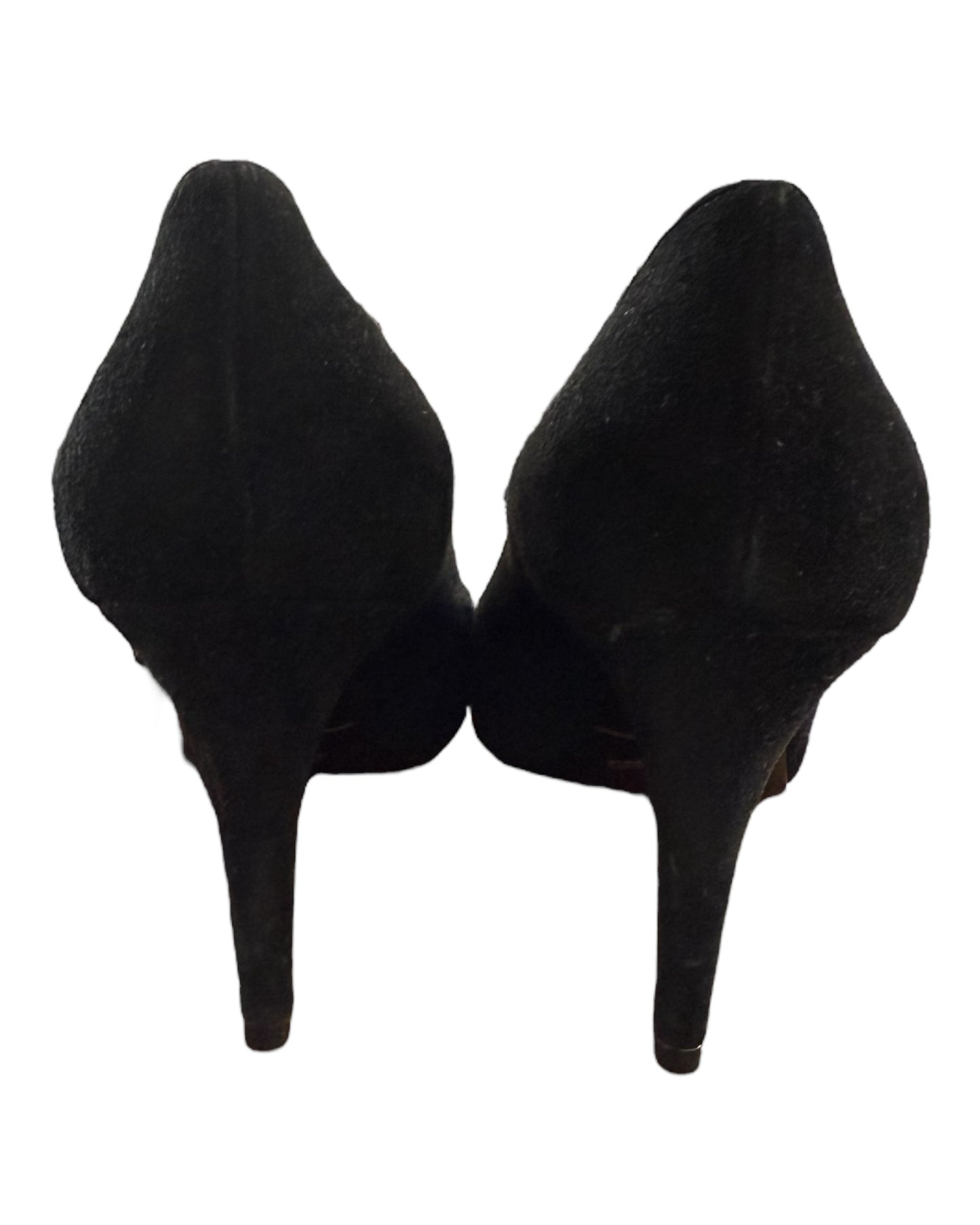 Vintage Giorgio Armani Black Suede Pumps