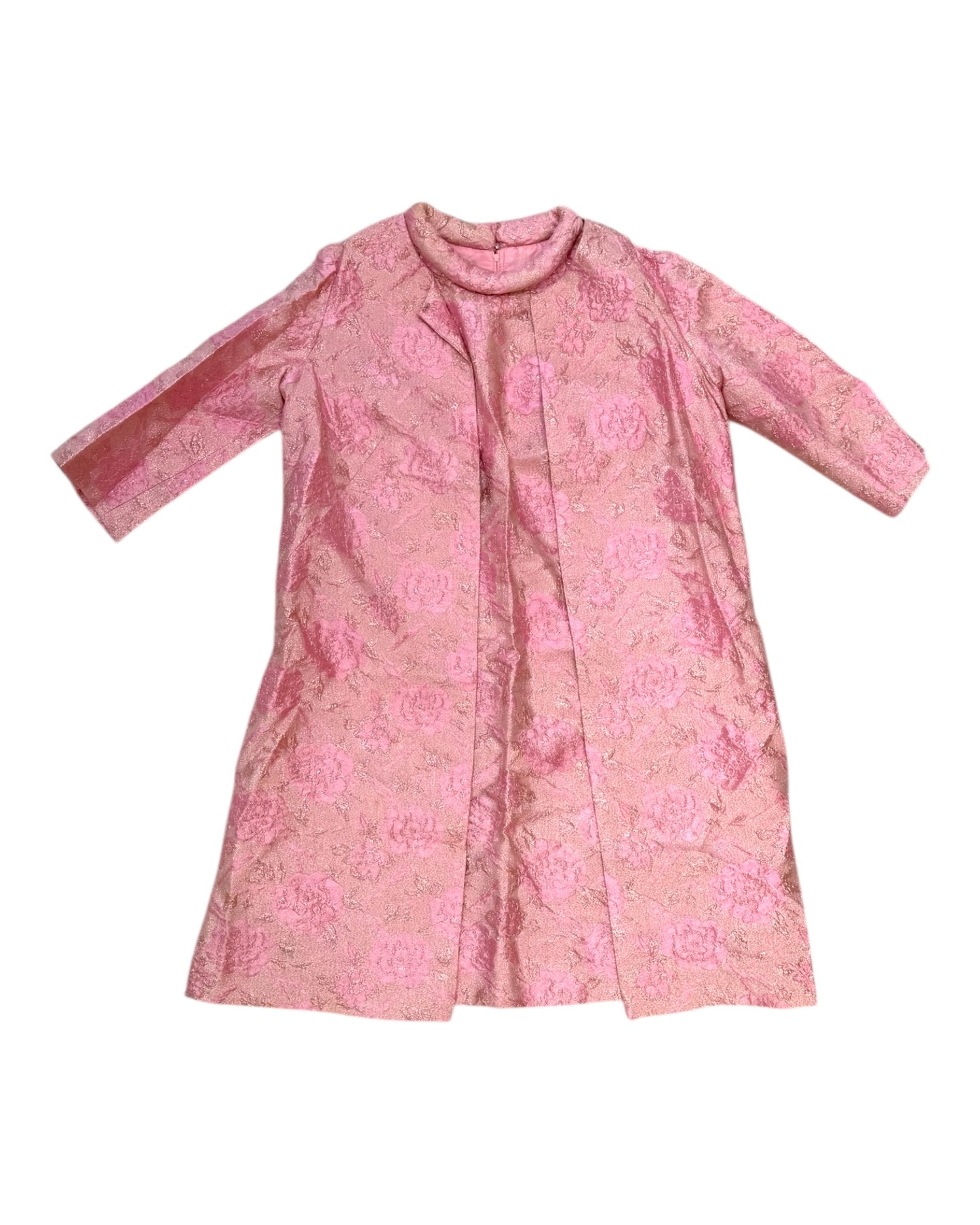 Vintage 1950s Lord & Taylor Pink Dress Set