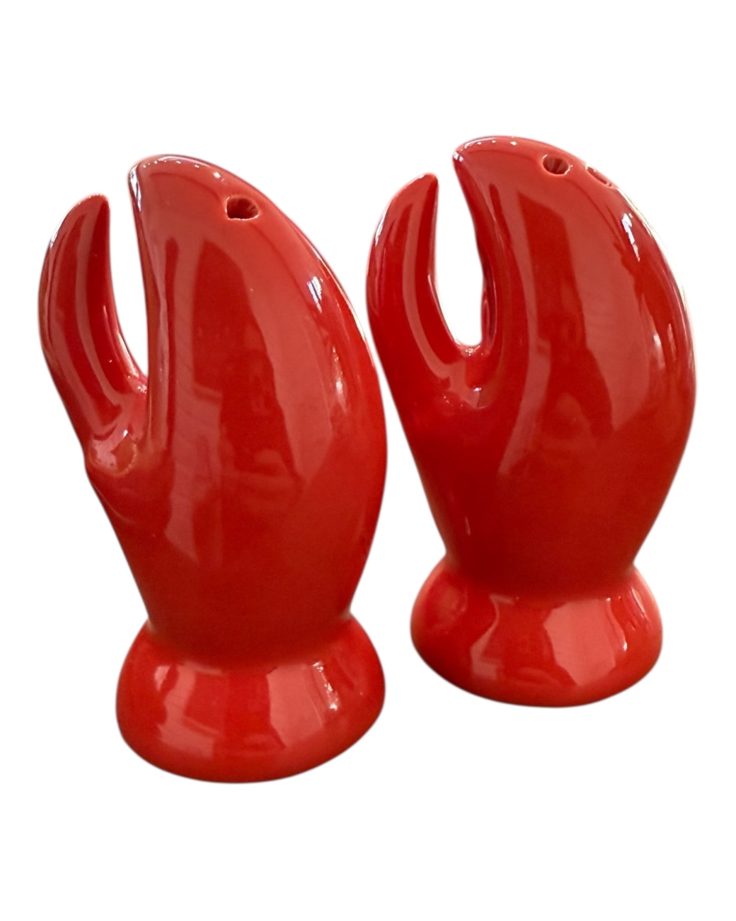 Vintage Lobster Claw Salt and Pepper Shakers