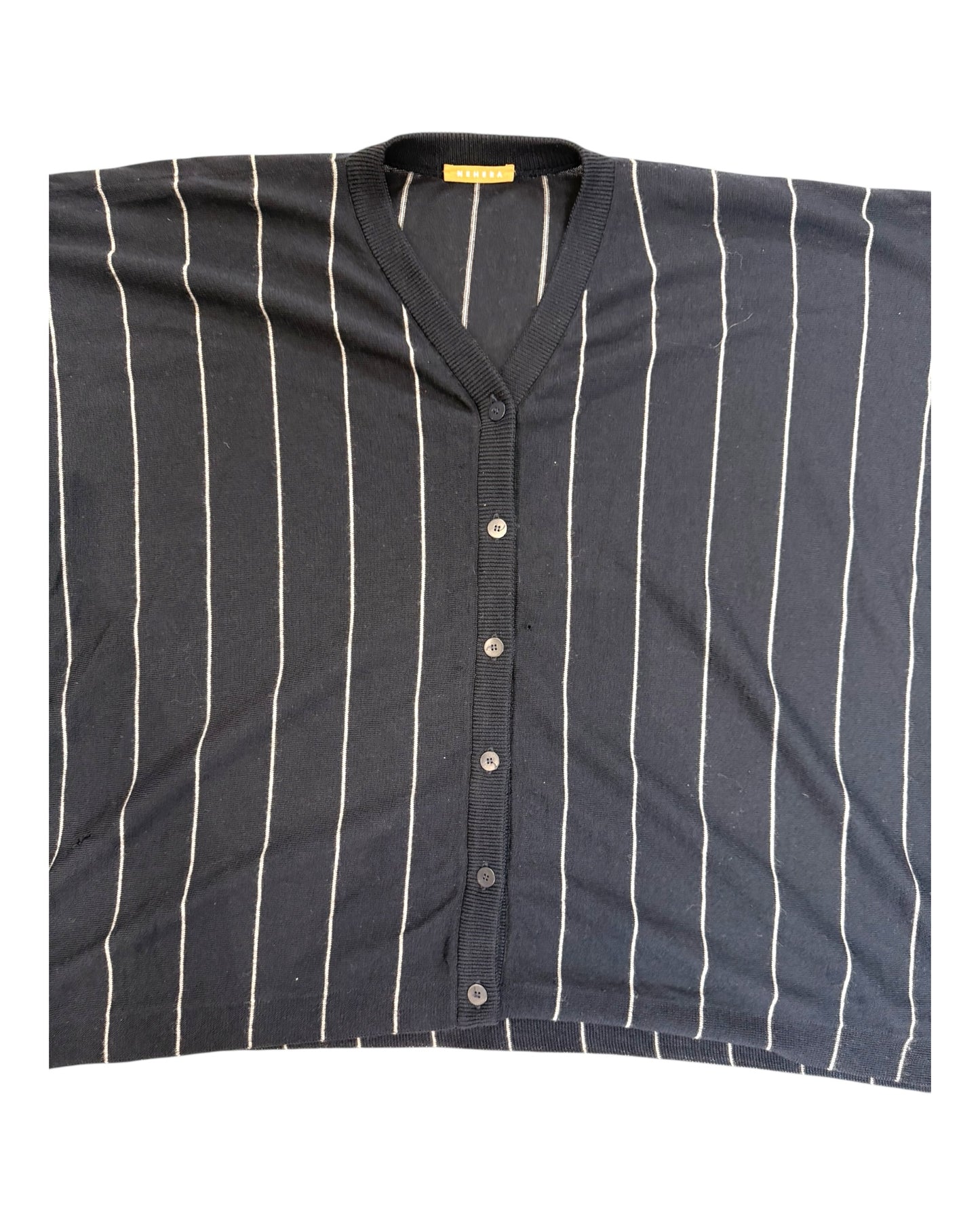 Pre-Loved Navy Stripe Cardigan Sweater