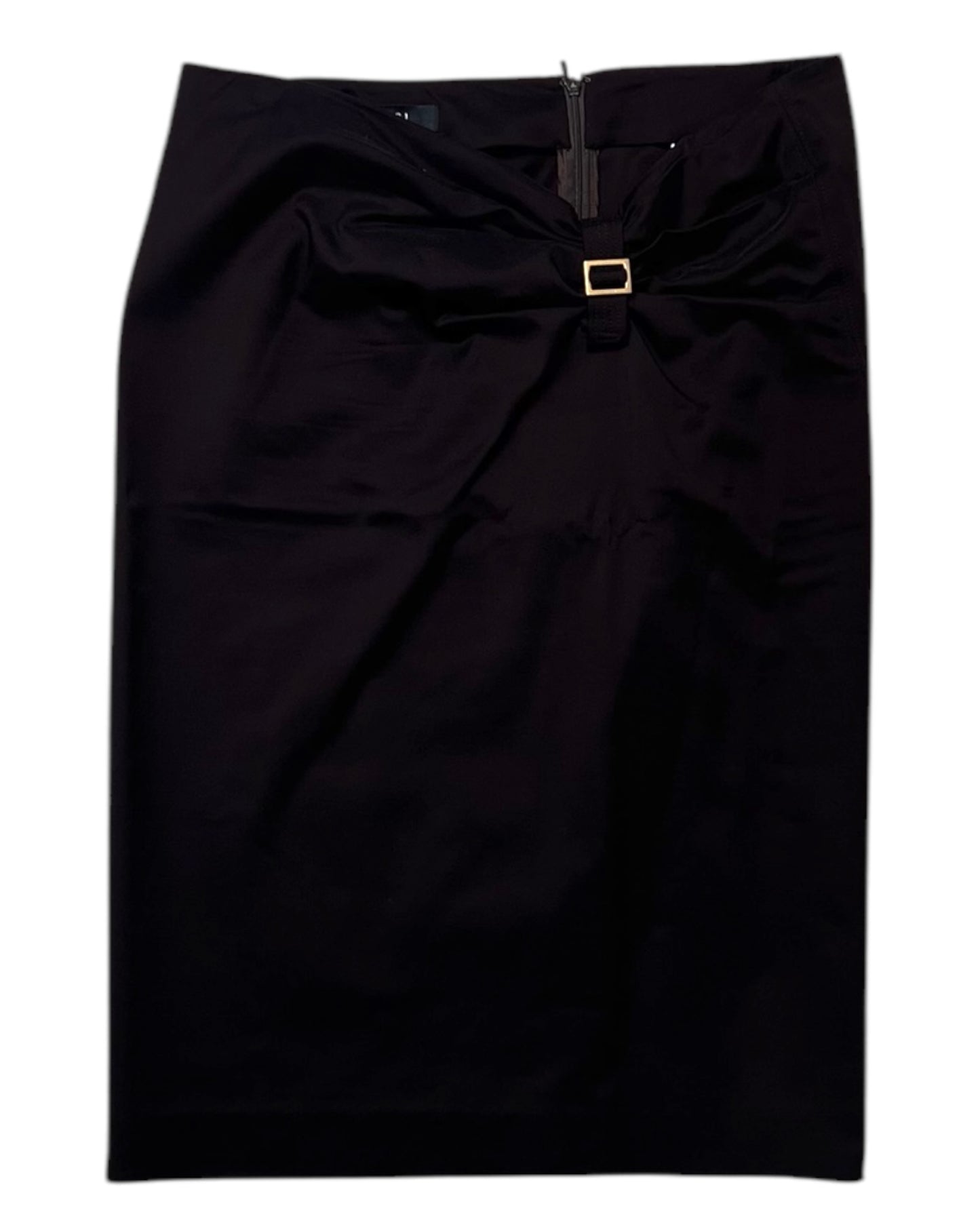 Vintage Gucci Low-Waisted Black Pencil Skirt