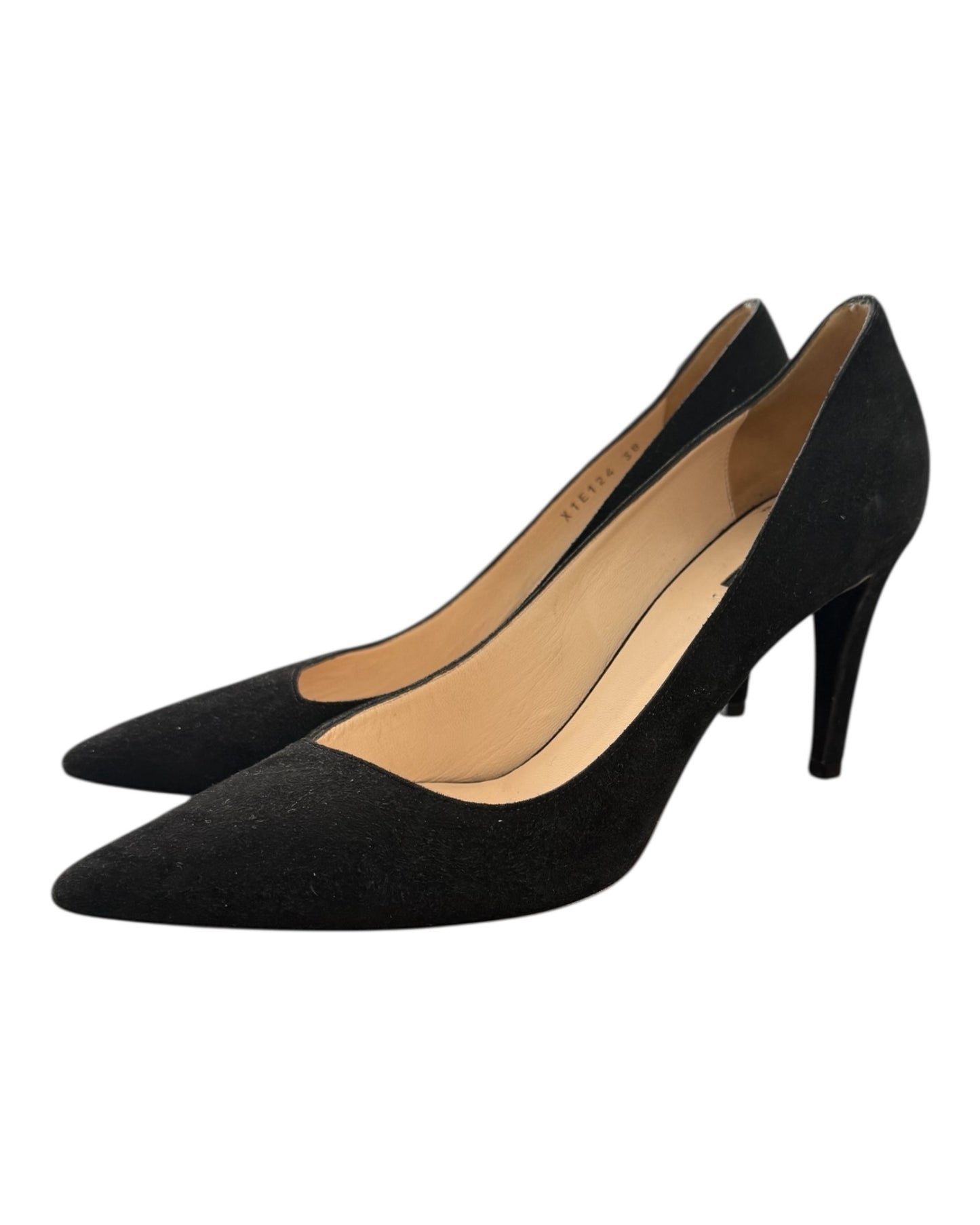 Vintage Giorgio Armani Black Suede Pumps
