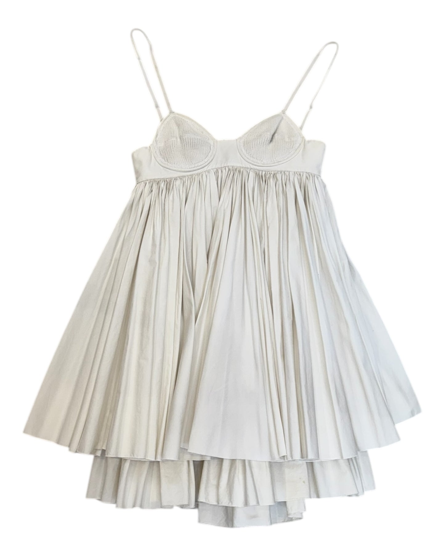 Pre-Loved Miu Miu White Mini Dress