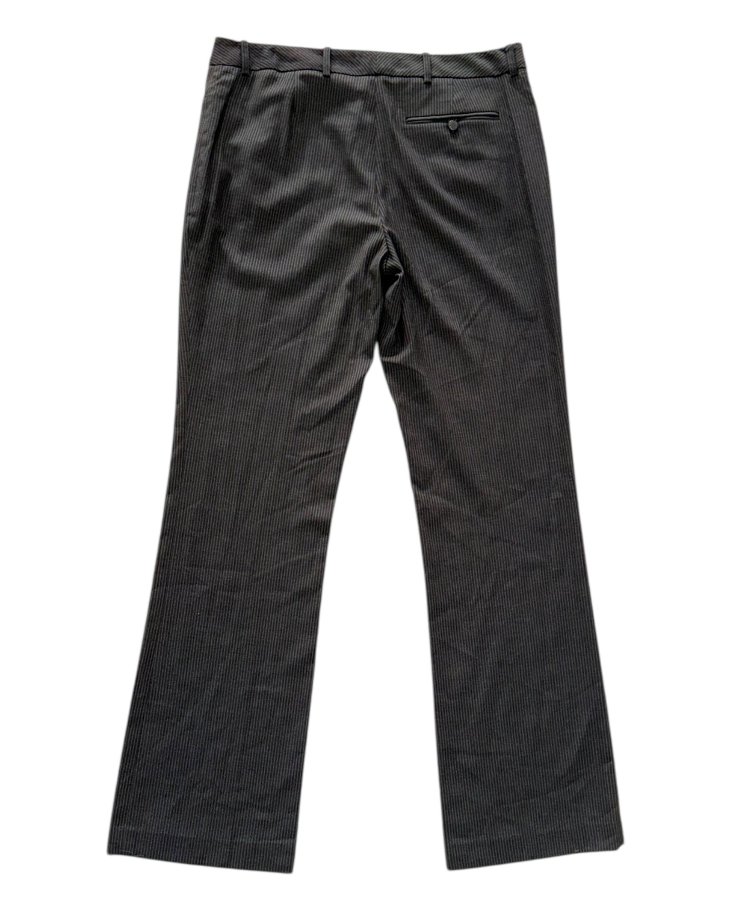 Pre-Loved Calvin Klein Grey Pinstripe Trousers