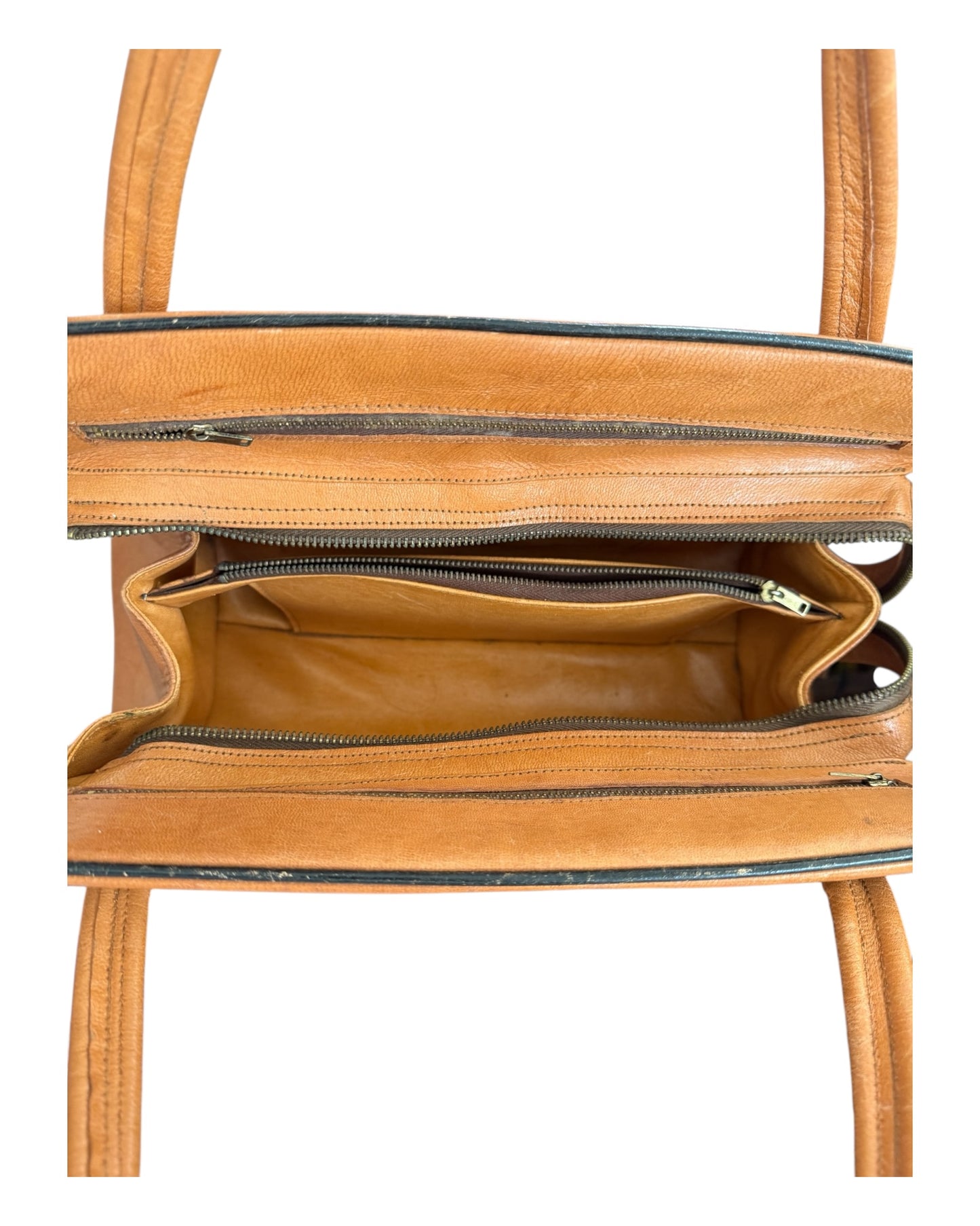 Vintage Hand Tooled Aztec Calfskin Bag