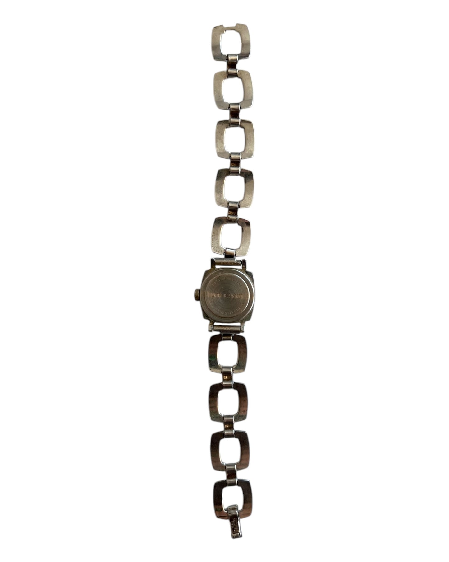 Vintage Timex Silver Chain Watch