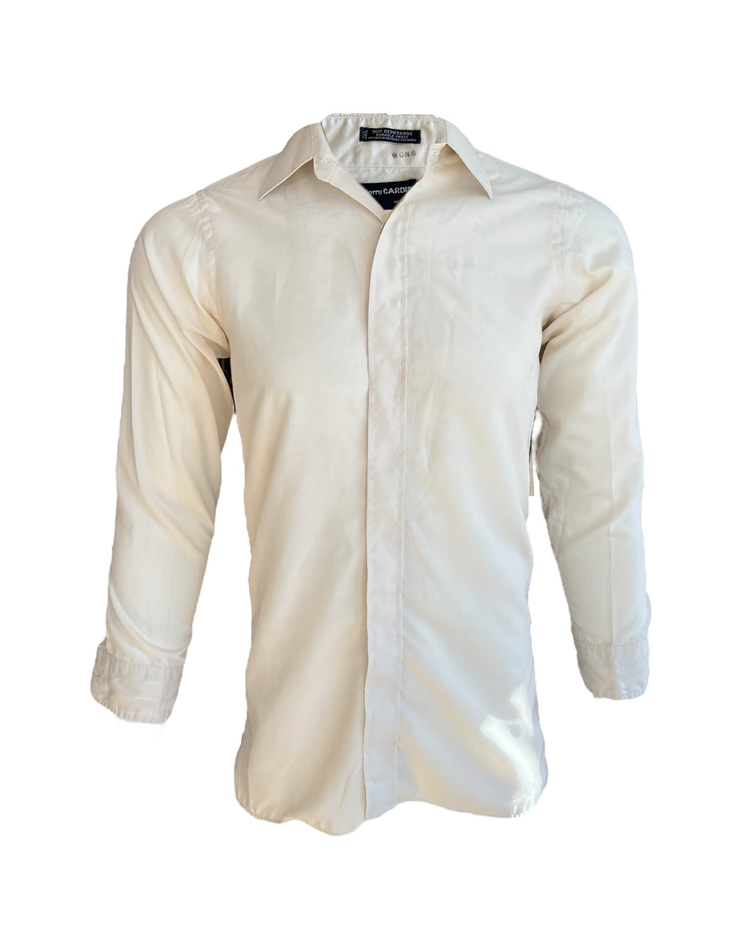 Vintage Pierre Cardin Sheer Button-Up Top