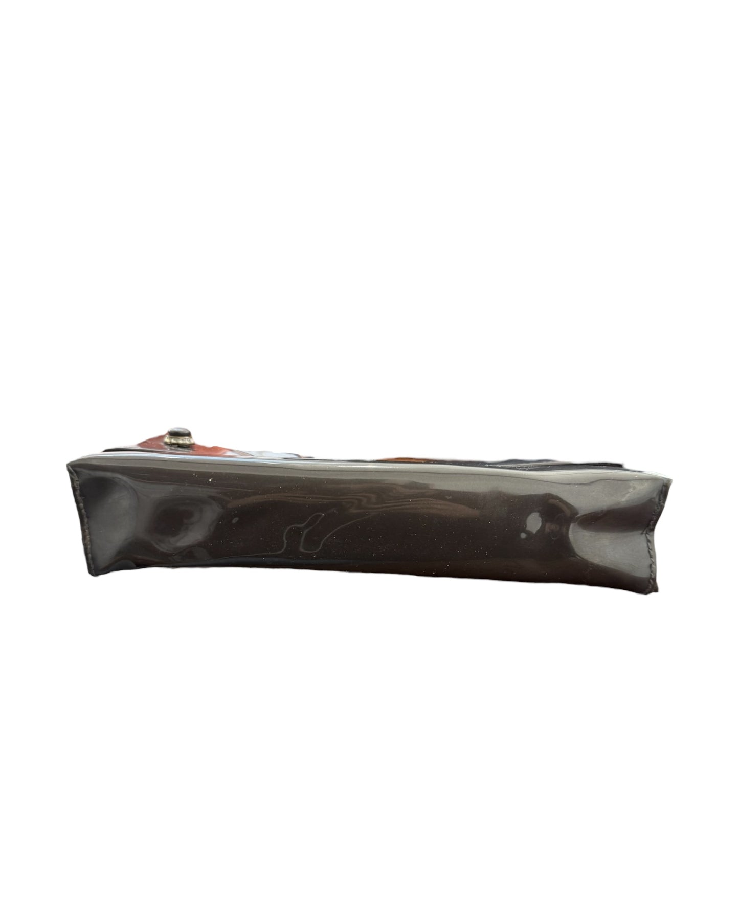 Vintage 1950s Grey Patent Leather Clutch