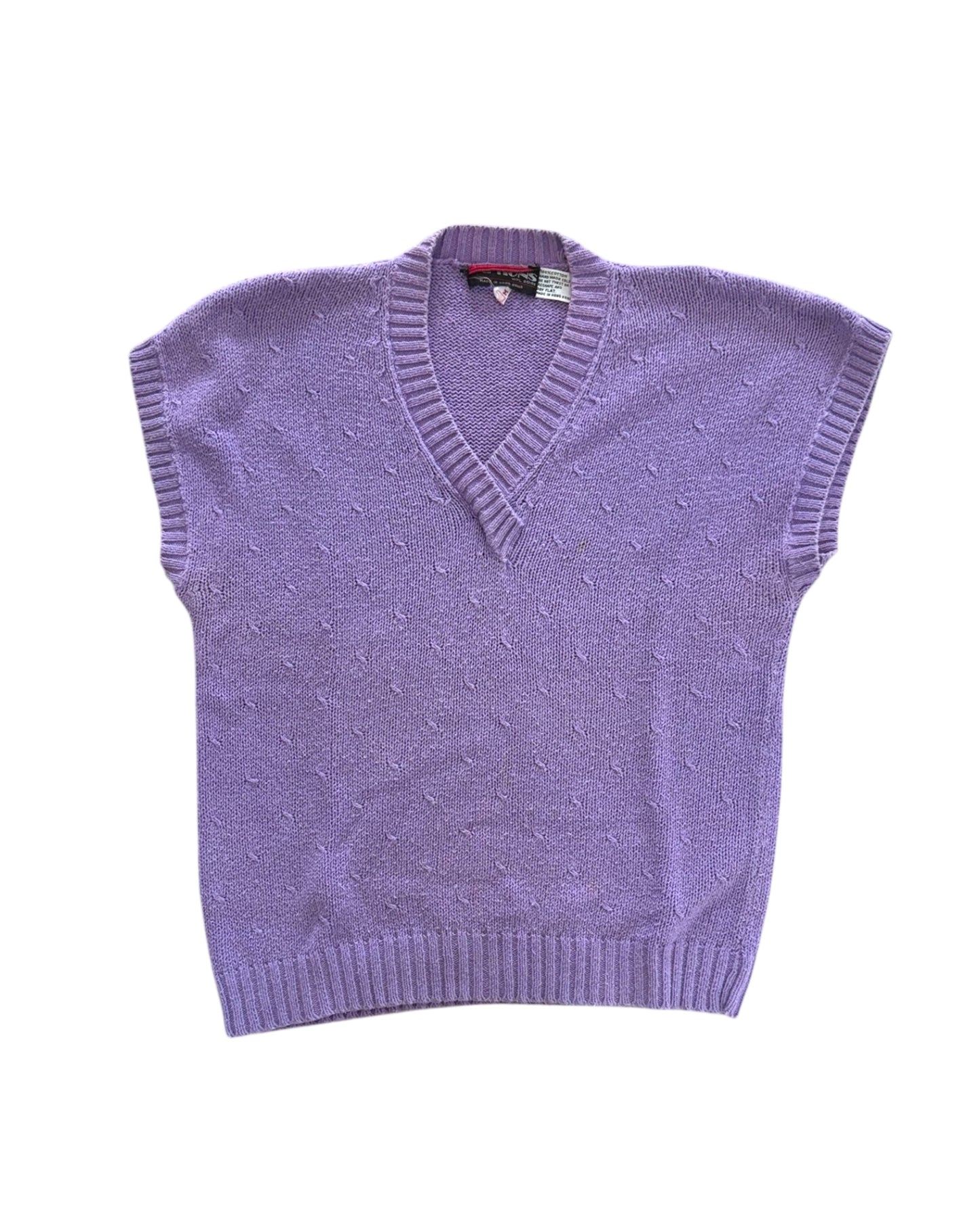 Vintage Purple Sweater Vest