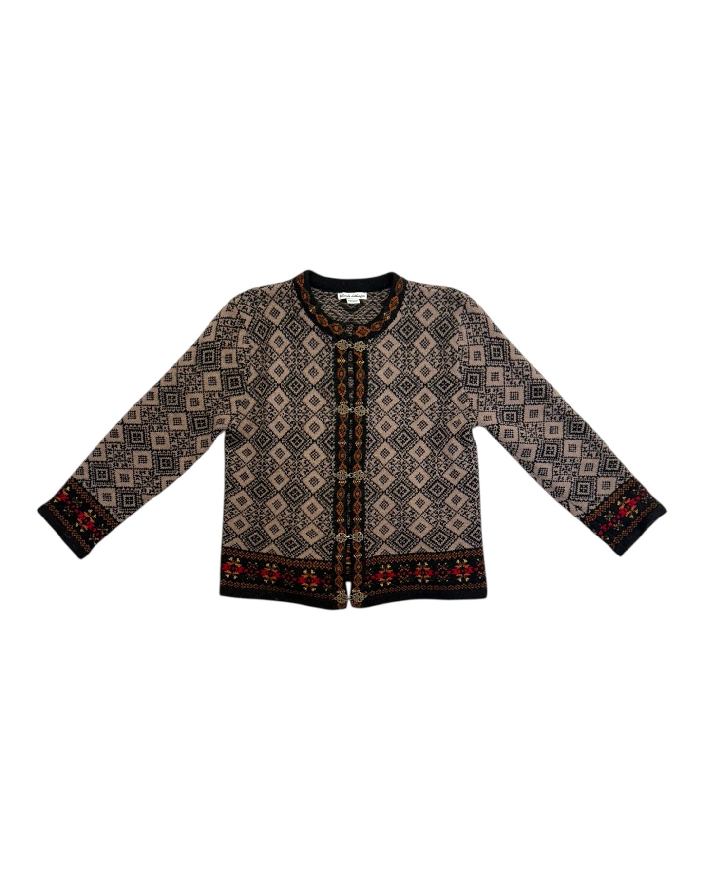 Vintage Wool Cardigan Sweater