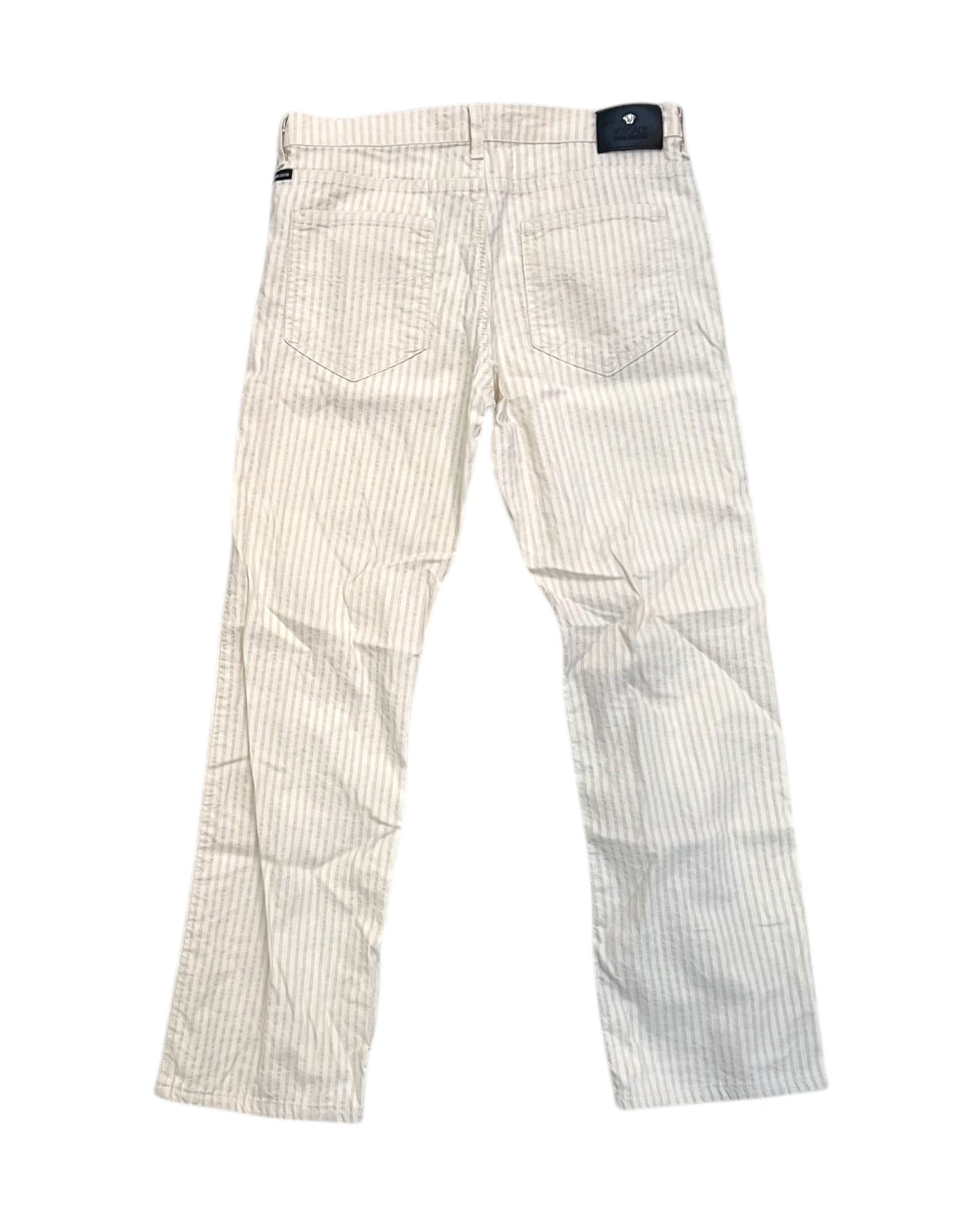 Vintage 2004 Versace White Stripe Pants