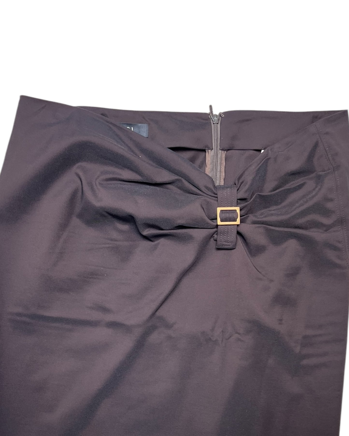 Vintage Gucci Low-Waisted Black Pencil Skirt