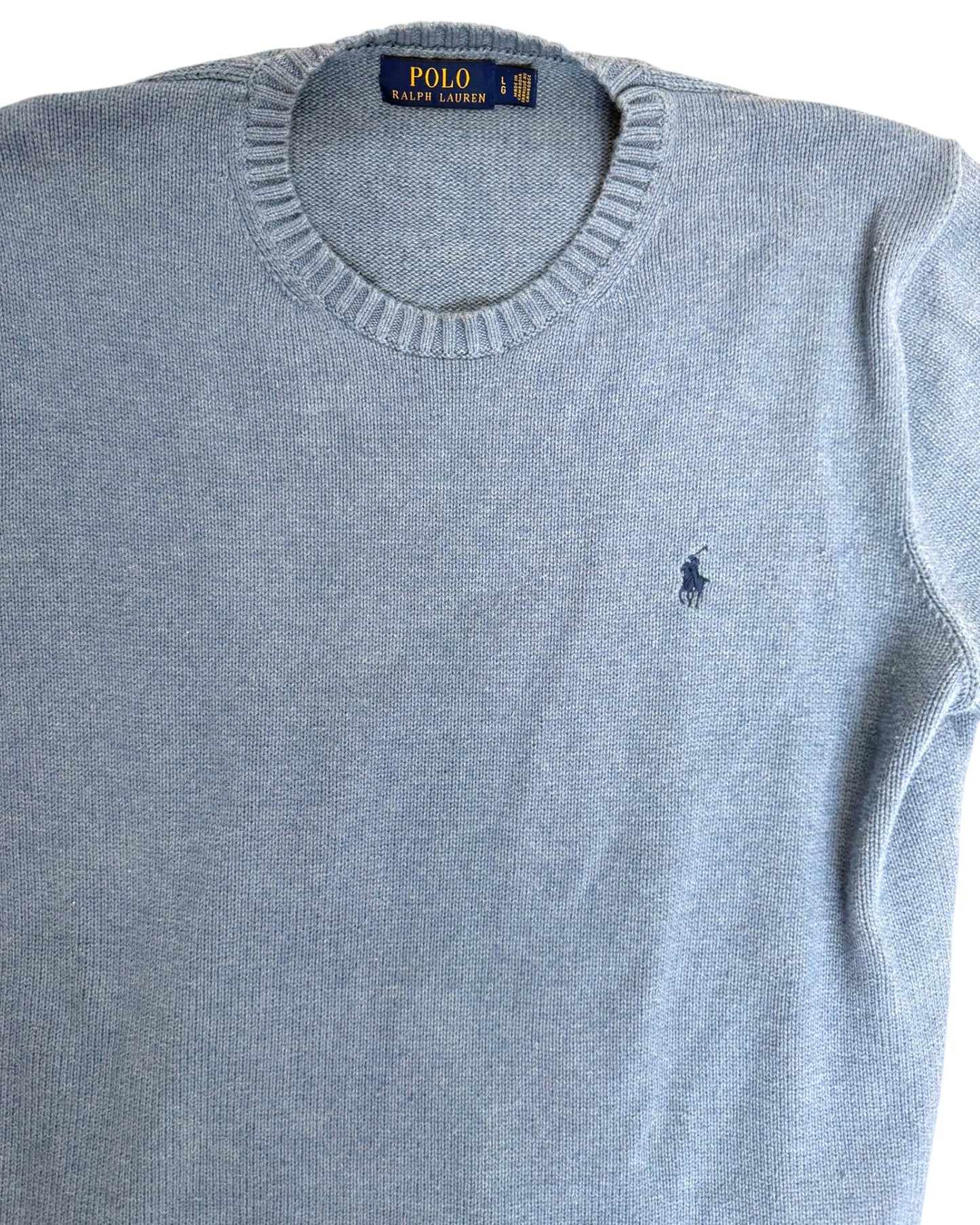 Vintage Polo by Ralph Lauren Blue Crewneck Sweater