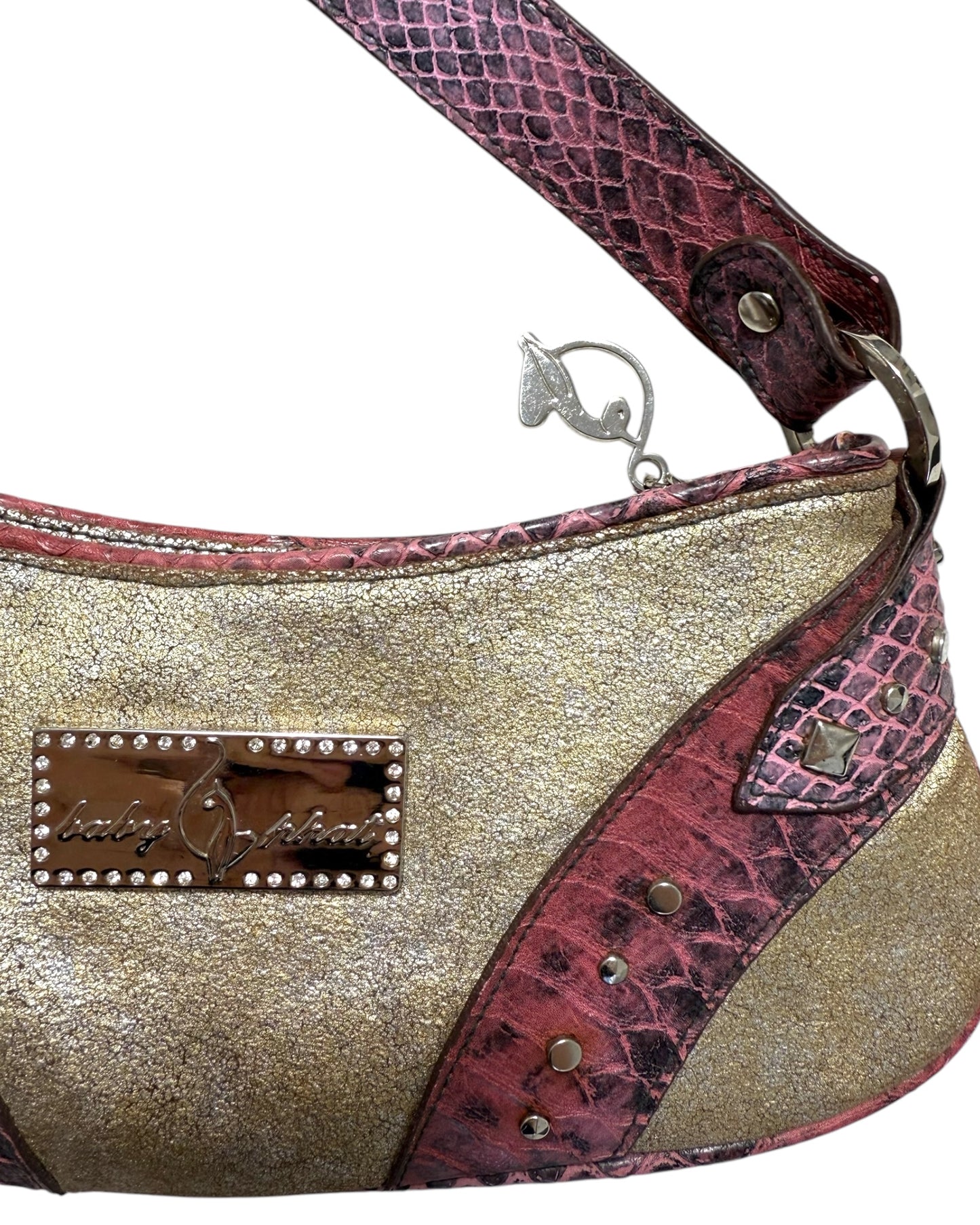 Vintage Baby Phat Mini Pink Shoulder Bag