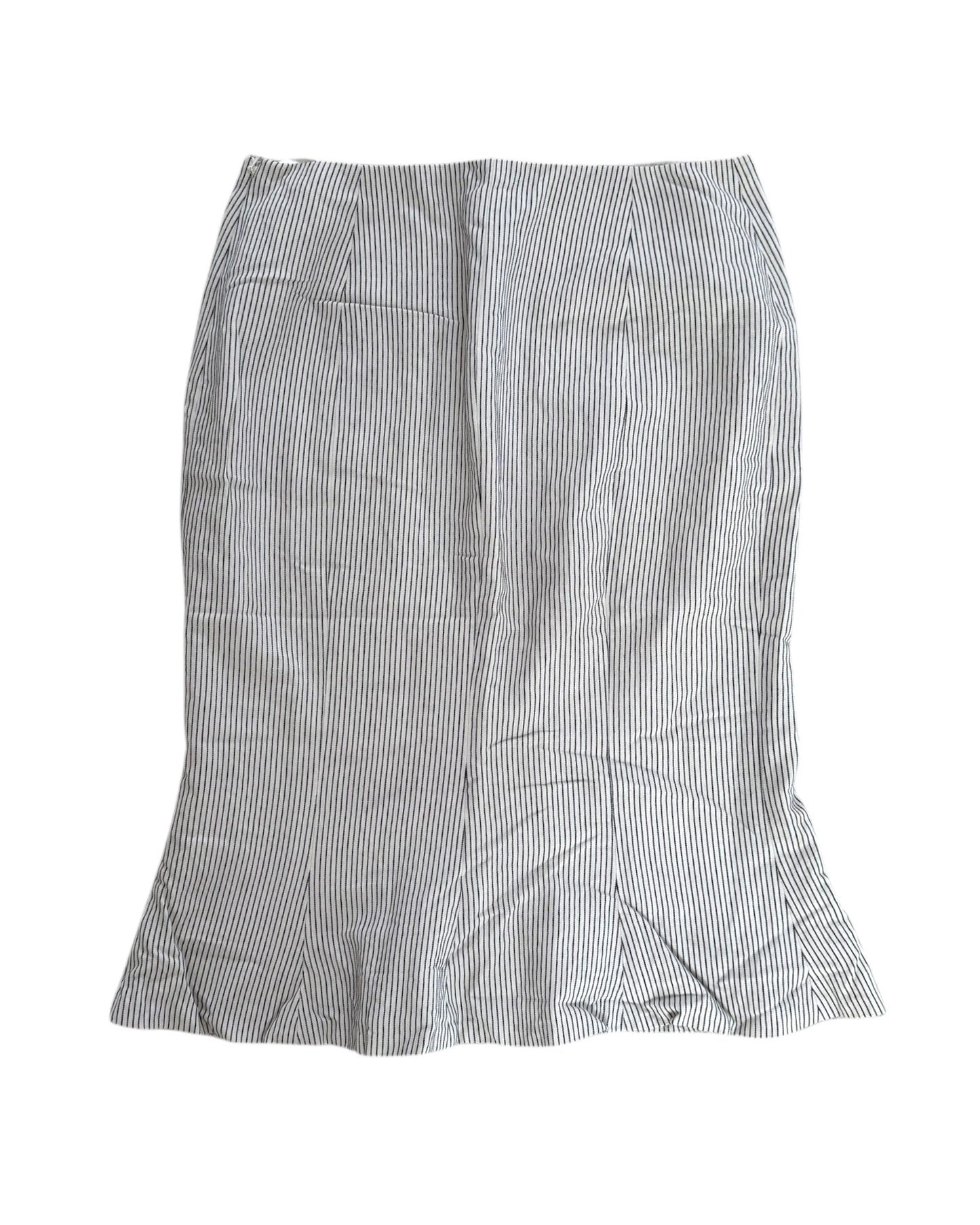 Pre-Loved Ralph Lauren Striped Knee-Length Skirt