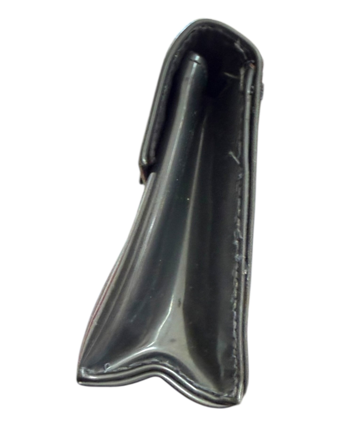 Vintage 1950s Grey Patent Leather Clutch