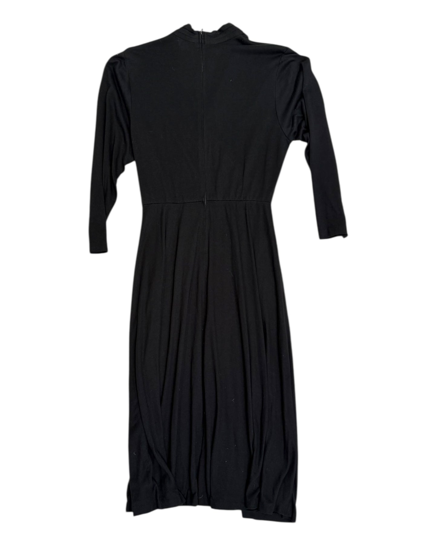 Vintage 1960s Black Maxi Dress