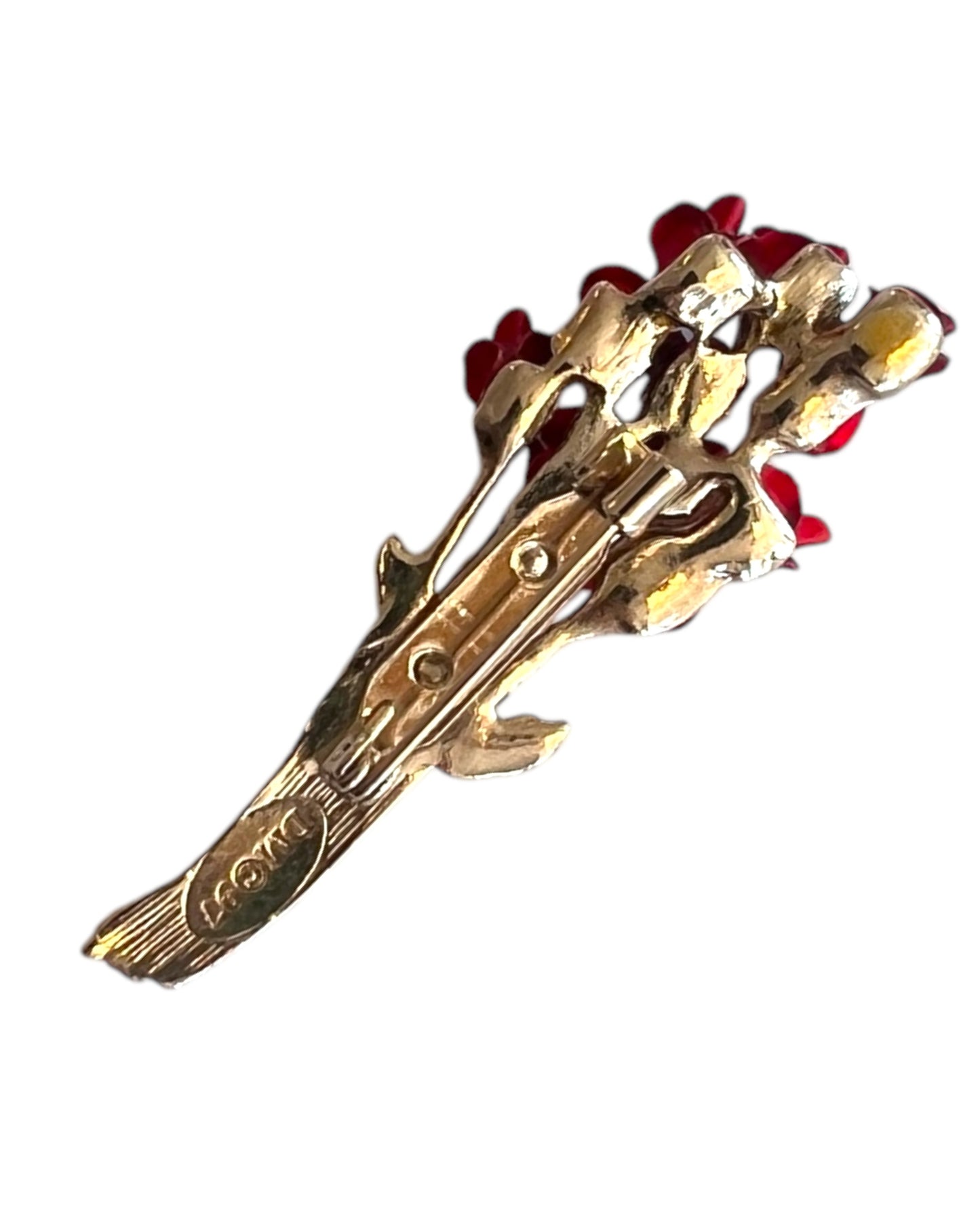 Vintage Rose Bouquet Brooch