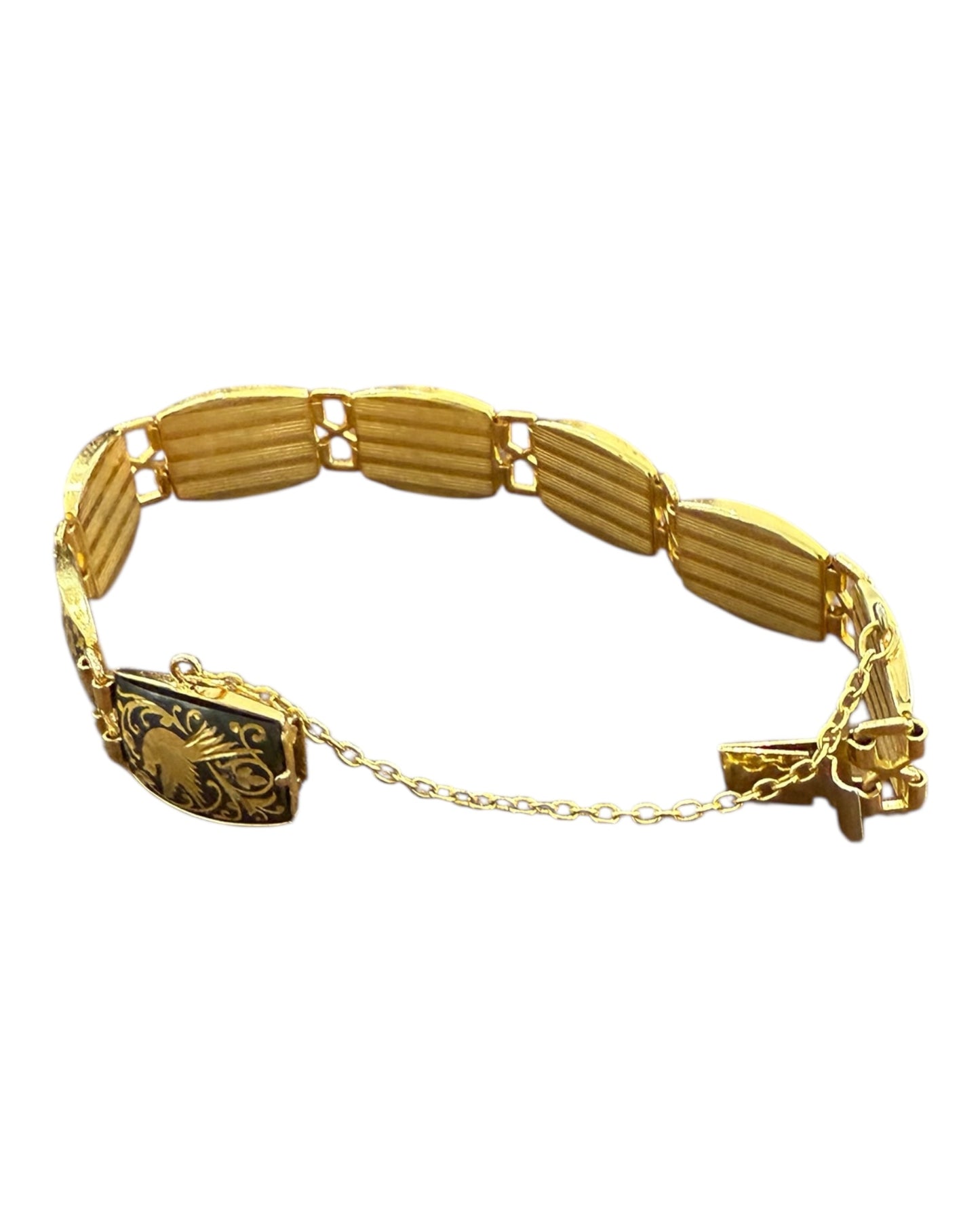 Vintage Black and Gold Bracelet