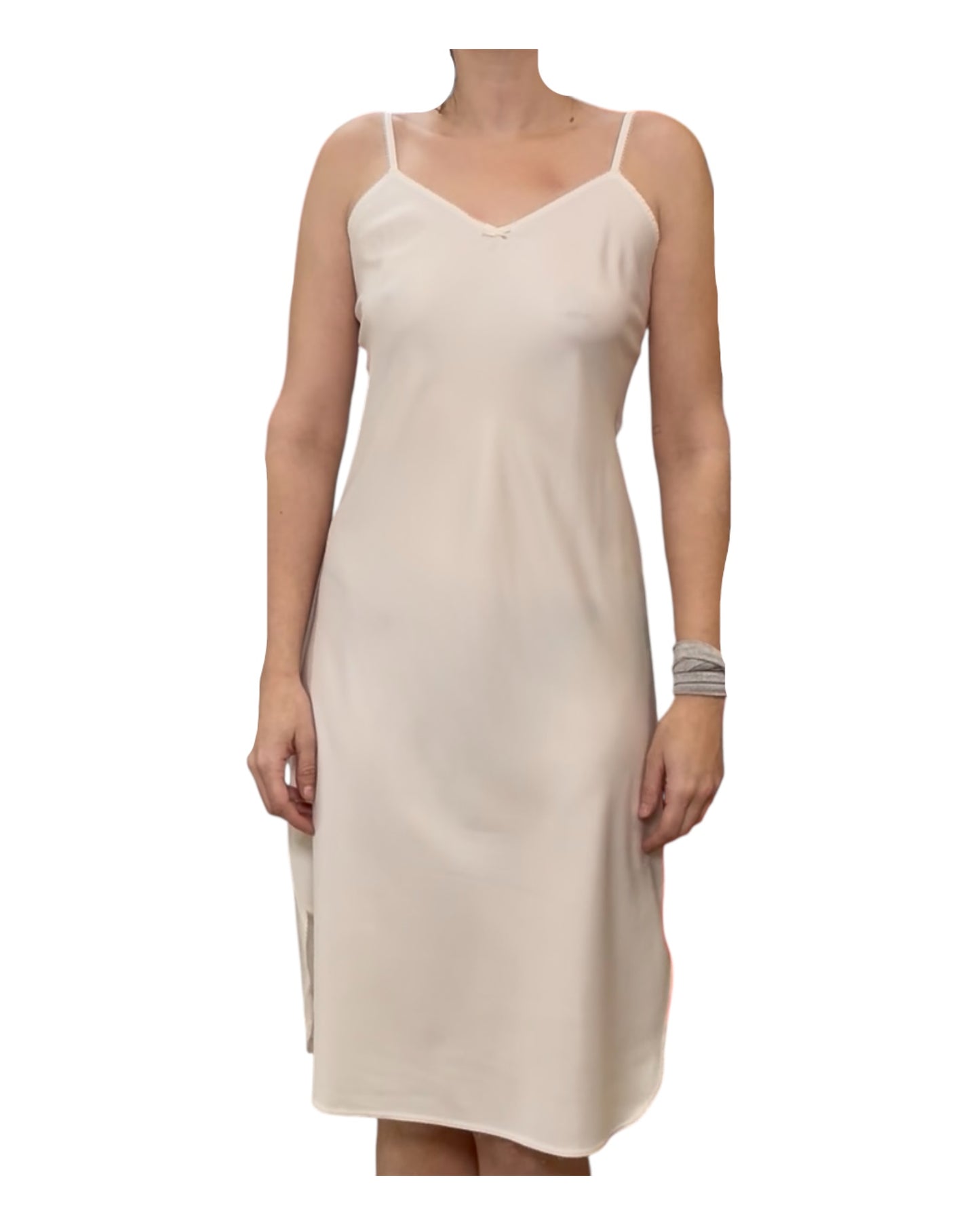 Vintage Ecru Slip Dress