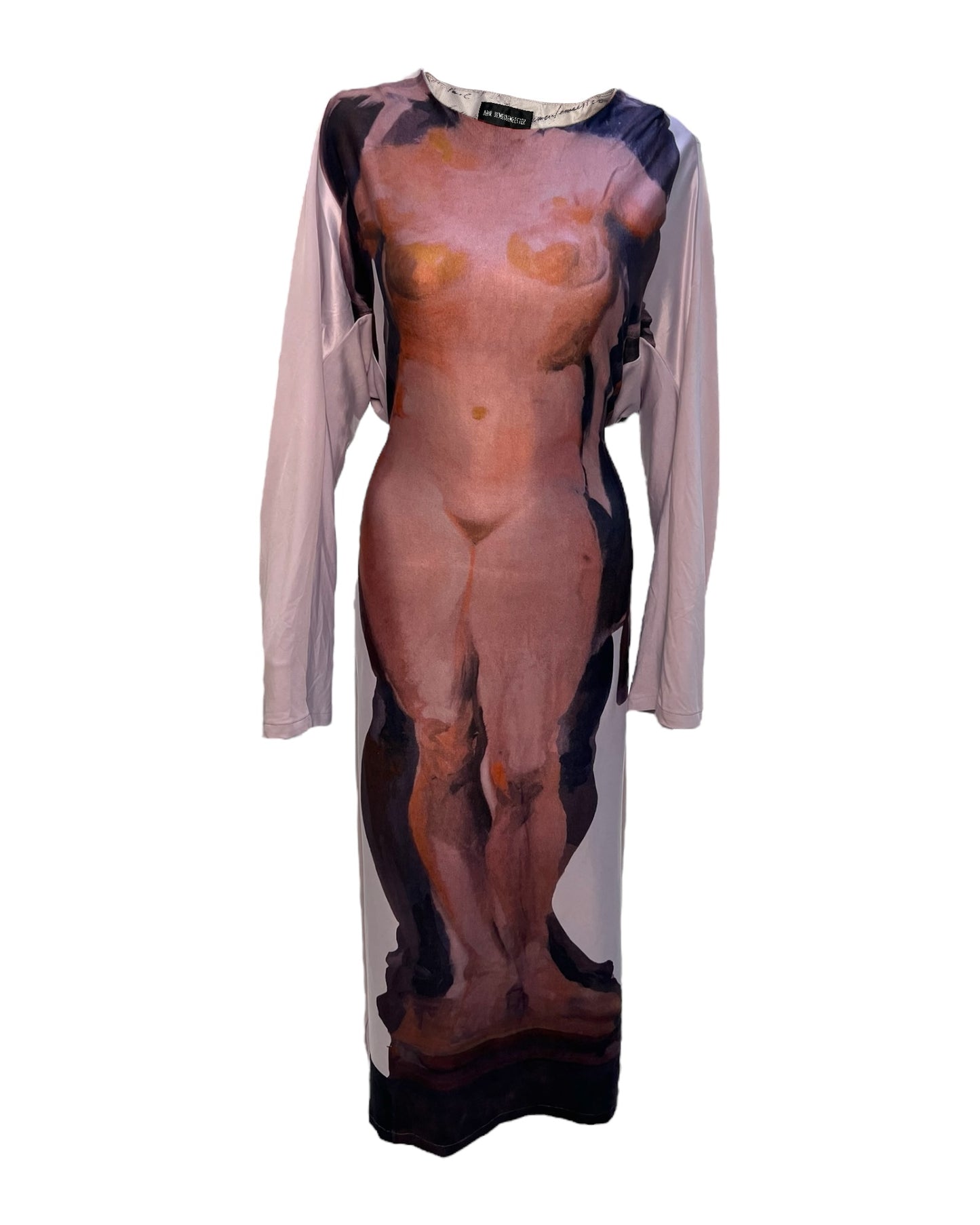 Pre-Loved Ann Demeulemeester Female Form Belted Maxi Dress